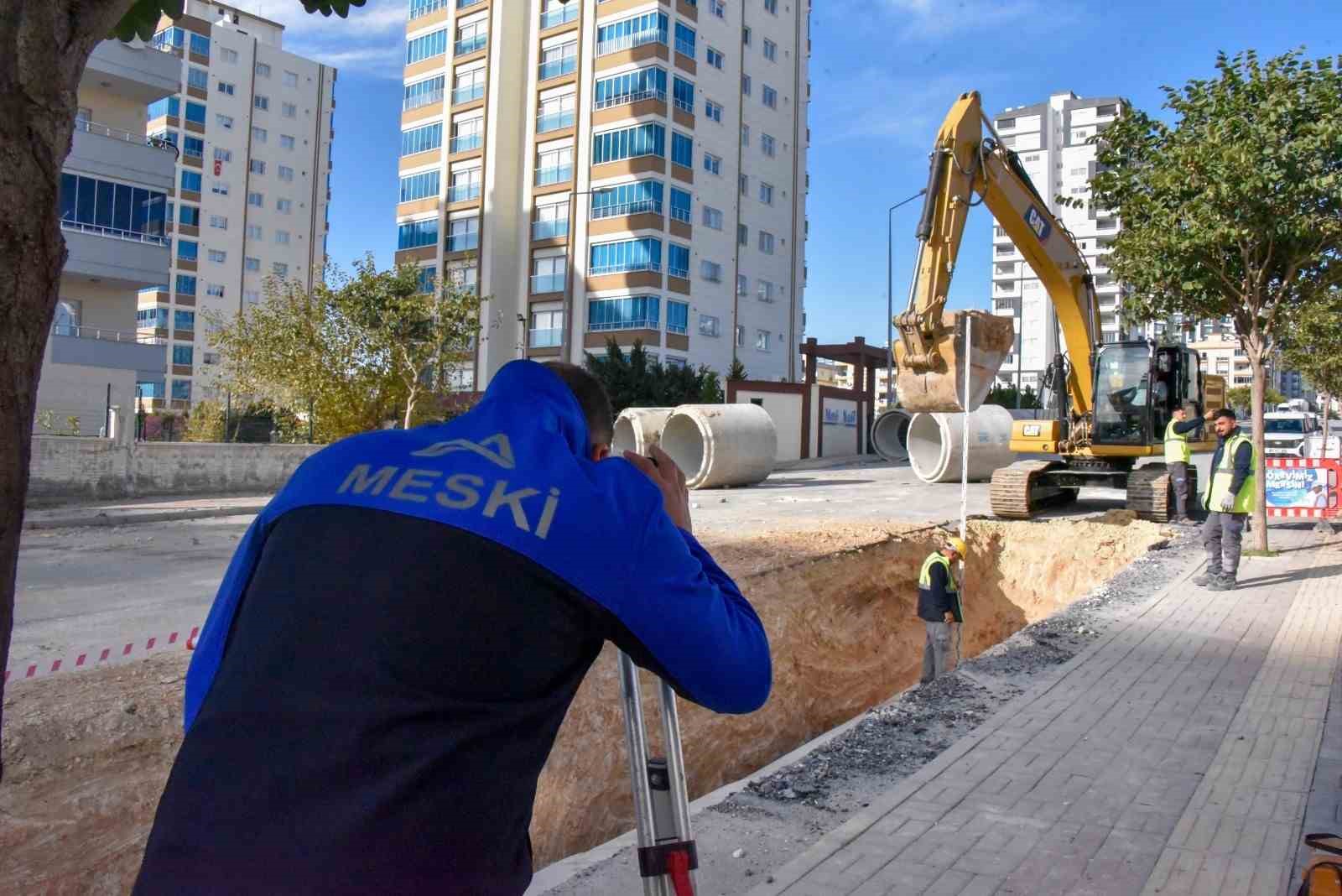 MESKİ, Tarsus’ta altyapı yenileme çalışmalarına devam ediyor