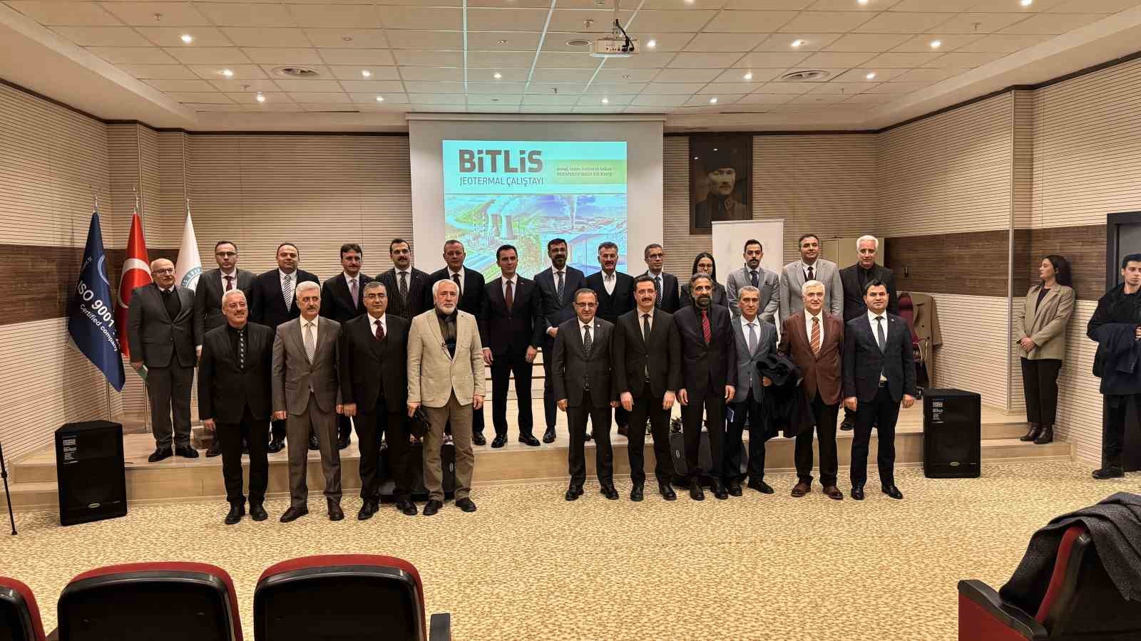 Bitlis’te ’Jeotermal Çalıştayı’ düzenlendi