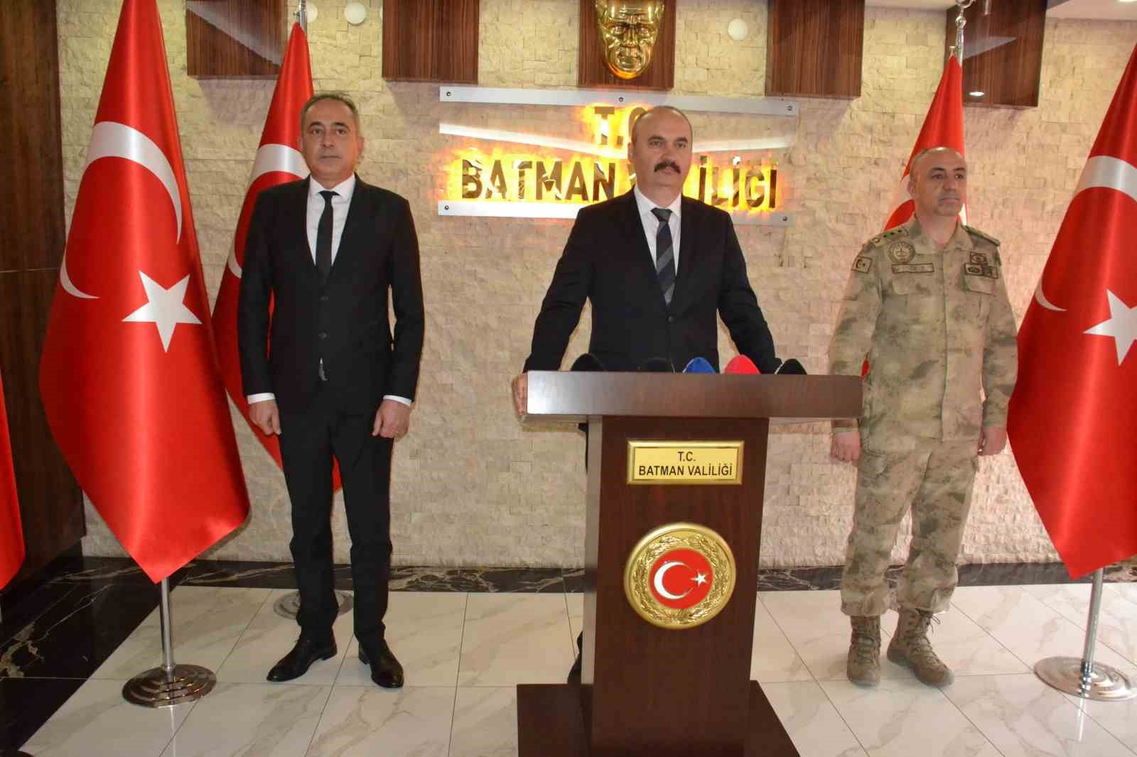 Batman Valisi Ekrem Canalp: ’’2023 yılında narkotikte bin 689 olaya müdahale edilirken 2024 yılı içerisinde bu sayı 2 bin 530’a çıktı’’