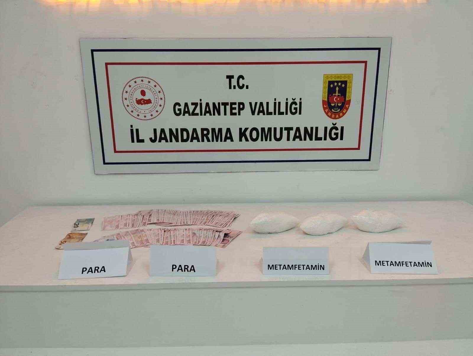 Gaziantep’te 1,5 kilo metamfetamin ele geçirildi