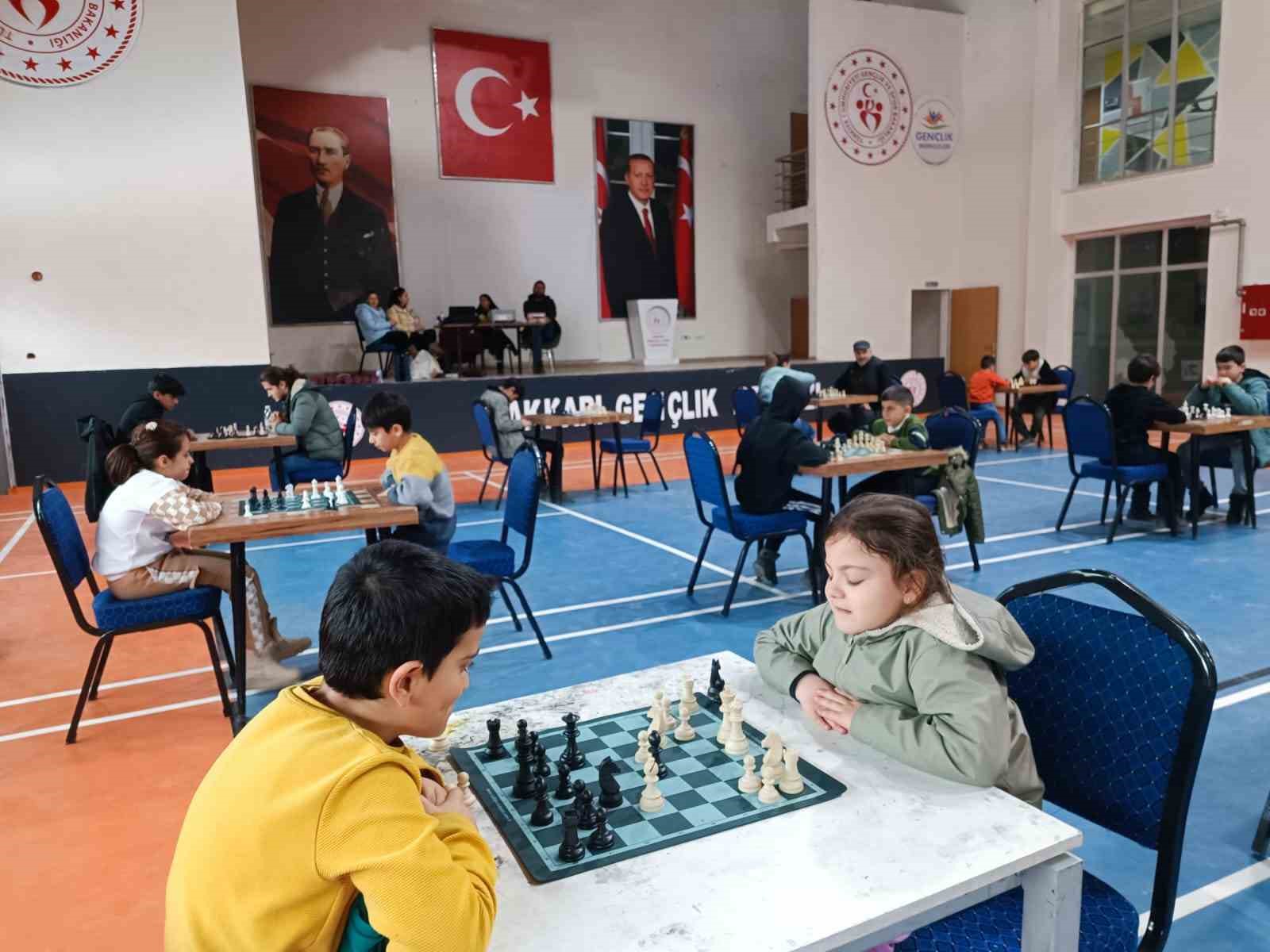 Hakkari’de ‘Satranç İl Birinciliği Yarışması’ tamamlandı
