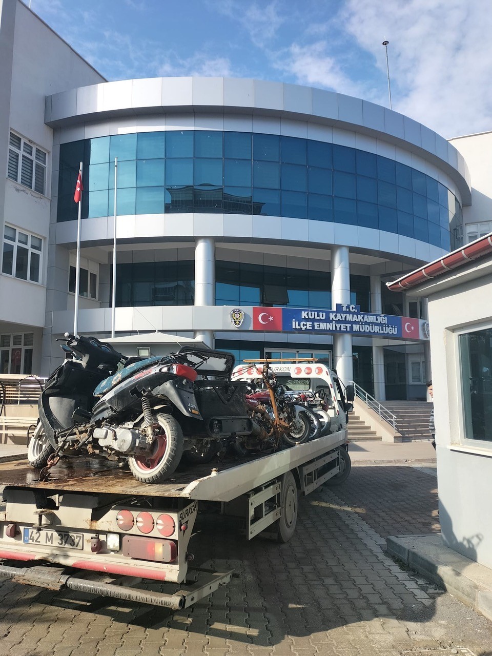 Kulu’da motosiklet denetimleri sürüyor