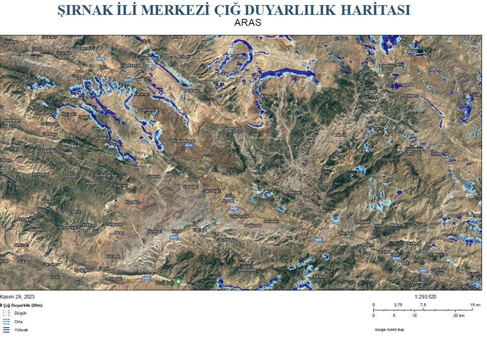 Şırnak’ta ’çığ hazırlık ve müdahale tedbirleri’ koordinasyon toplantısı yapıldı