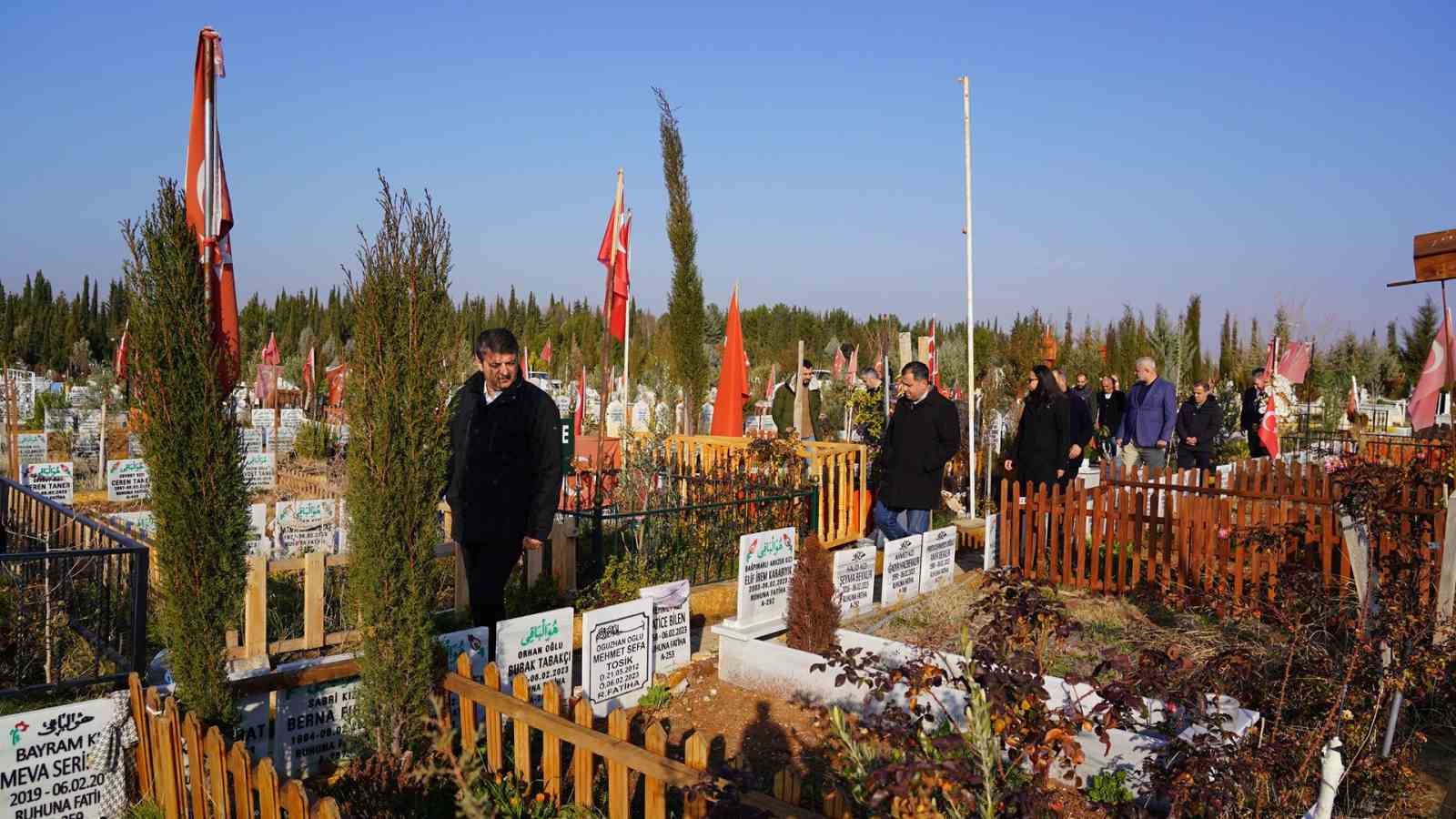 Adıyaman’da deprem şehitliği anıtı için ilk adım atıldı