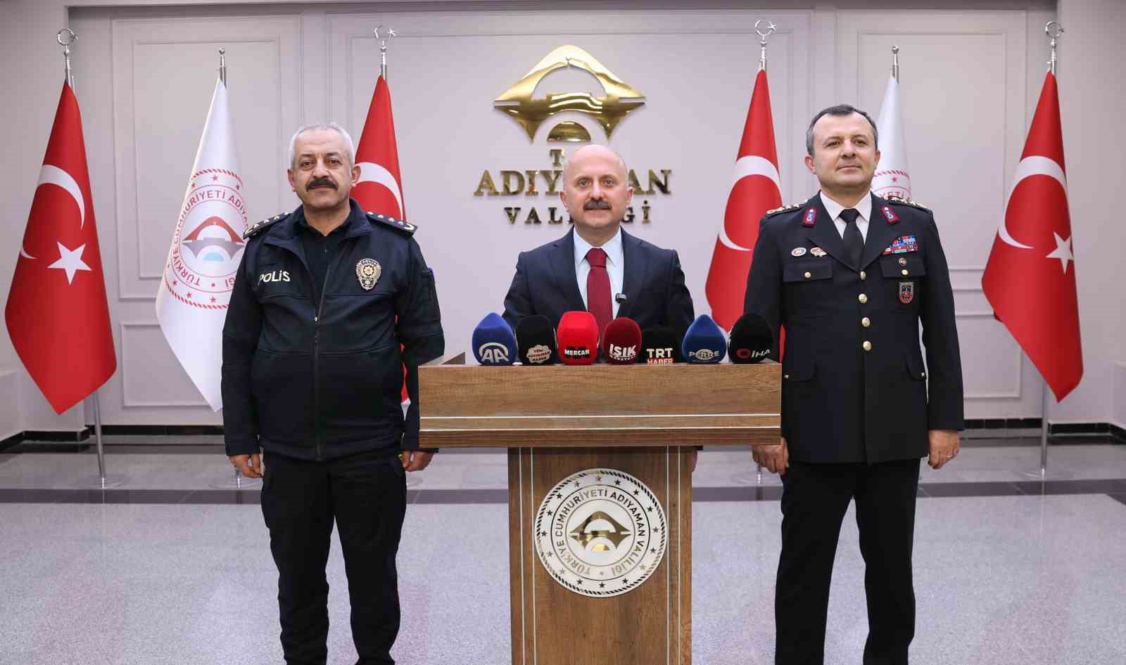 Adıyaman’da güvenlik ve asayiş toplantısı yapıldı