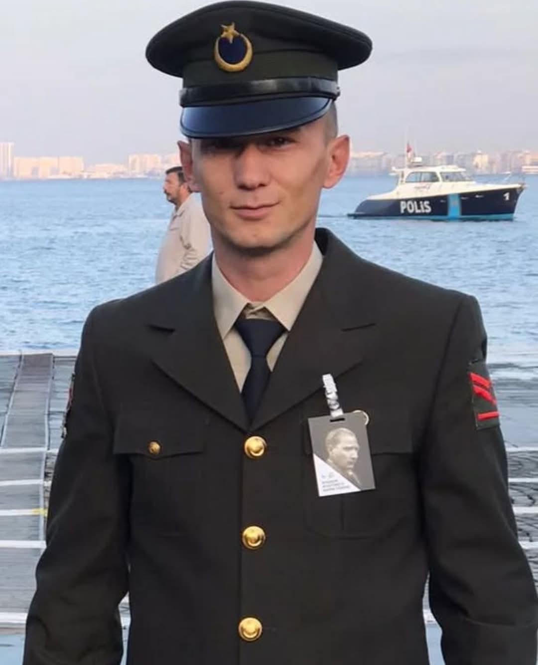 Görevi başında kalp krizi geçiren Uzman çavuş memleketi Giresun’da son yolculuğuna uğurlandı