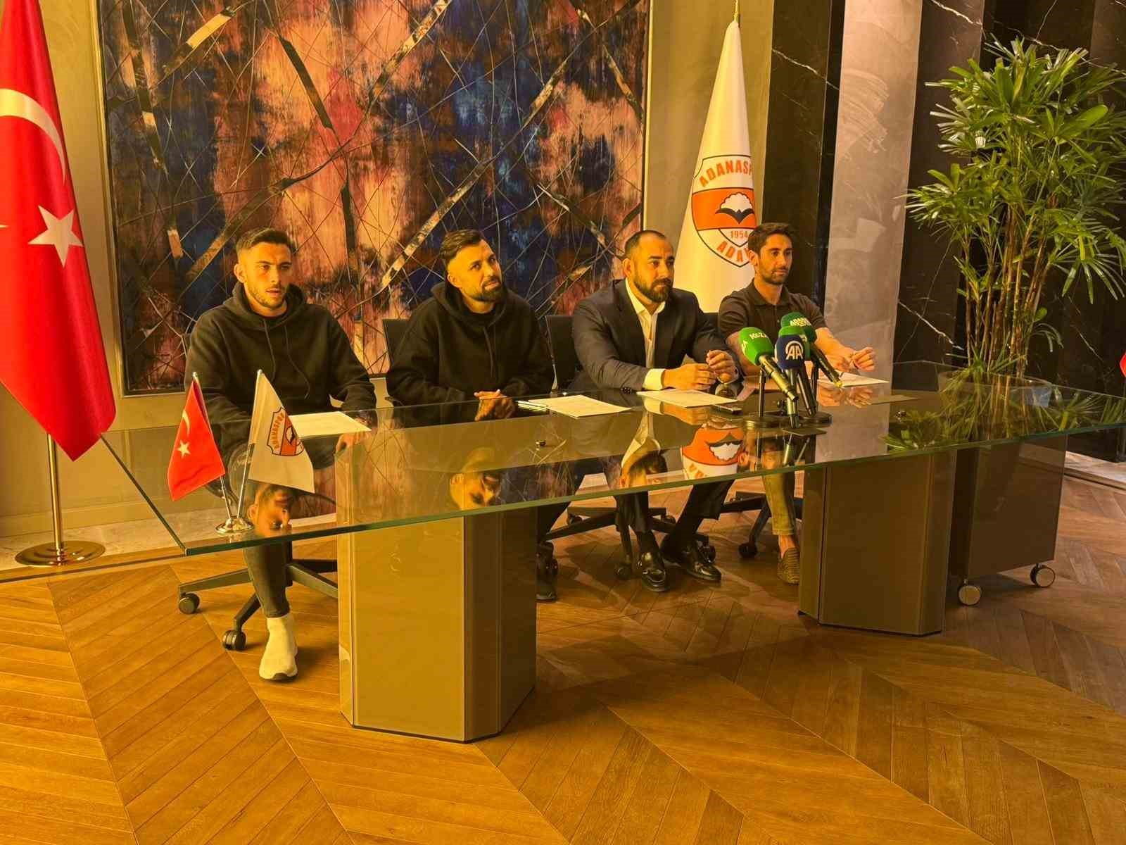 Adanaspor&rsquo;dan 3 yeni transfer daha

