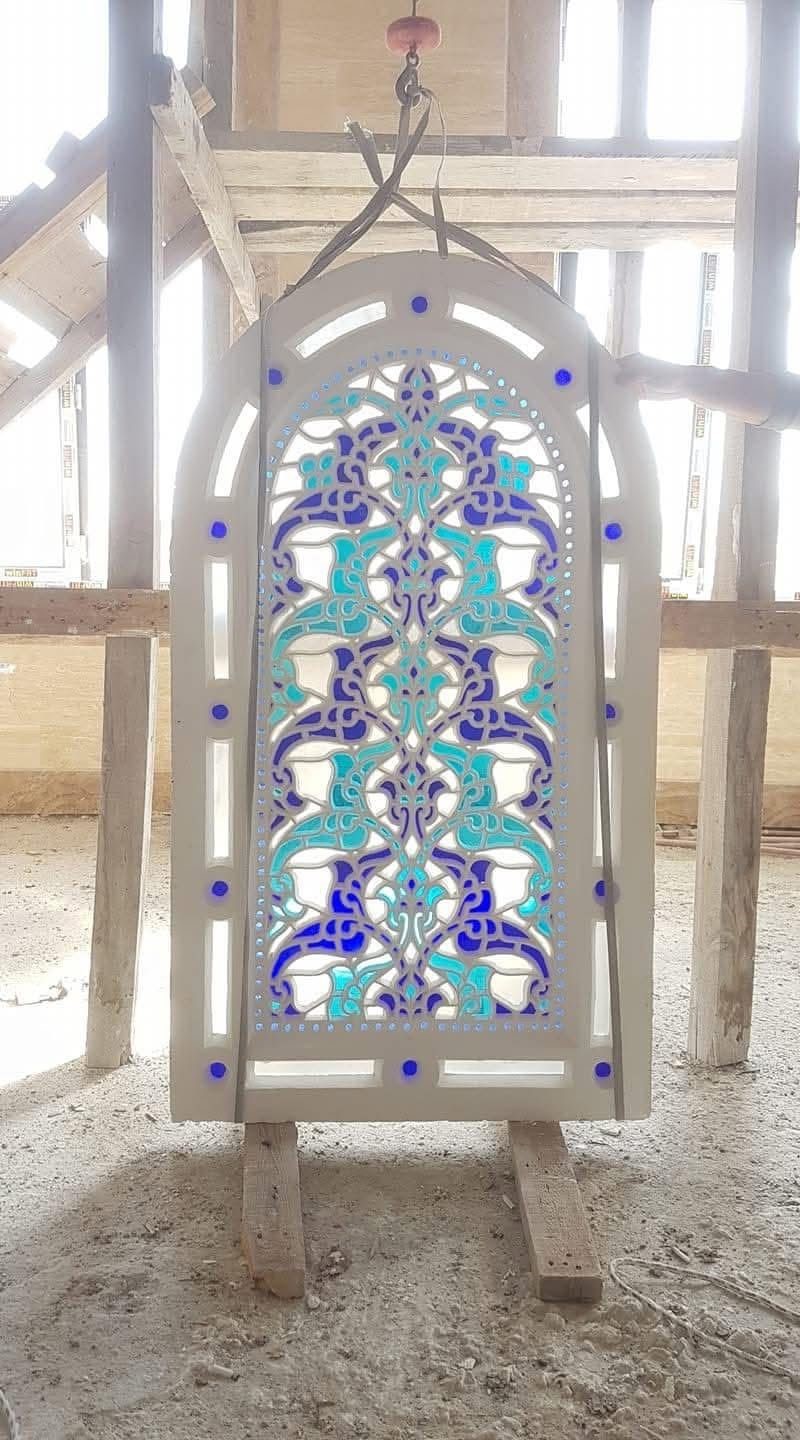 Beyağa&ccedil; &Ccedil;arşı Camisinin kubbesi erleştirildi
