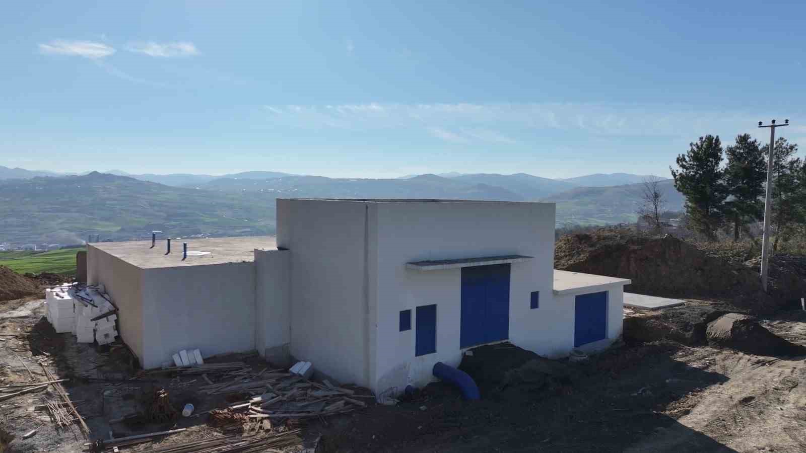Samsun&rsquo;da inşa edilen i&ccedil;me suyu deposu 87&rsquo;ye ulaştı
