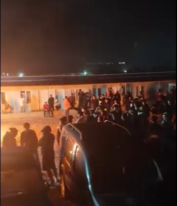 Akkuyu NGS çalışanları, barınma ve beslenme şartlarını protesto etti
