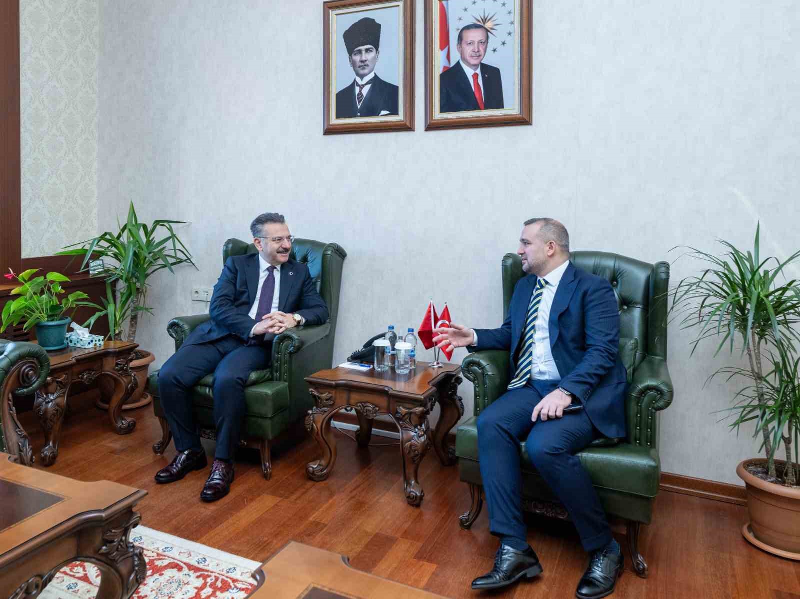 Merkez Bankası Başkanı Karahan, Vali Aksoy&rsquo;u ziyaret etti
