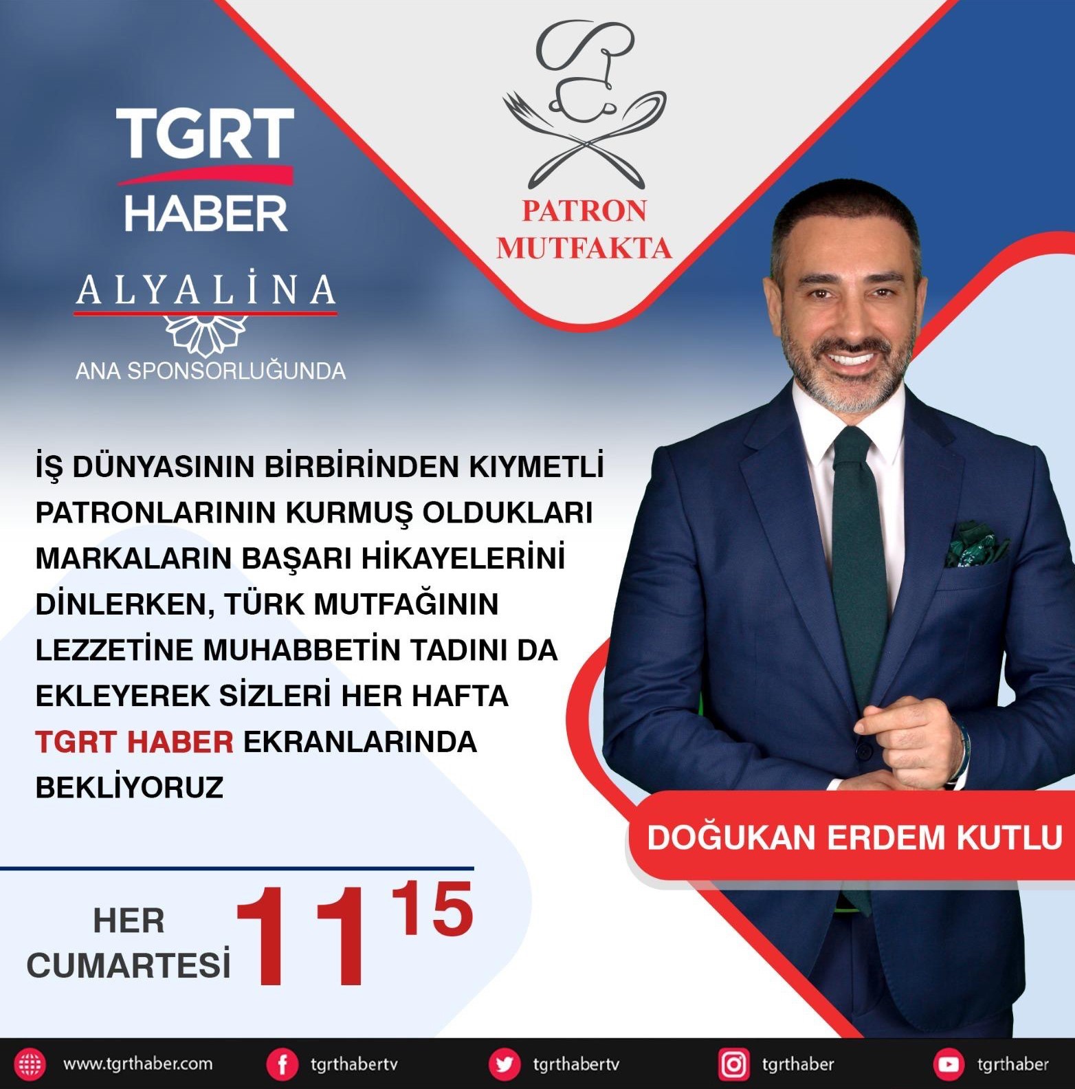 TGRT Haber patronları mutfakta ağırlayacak
