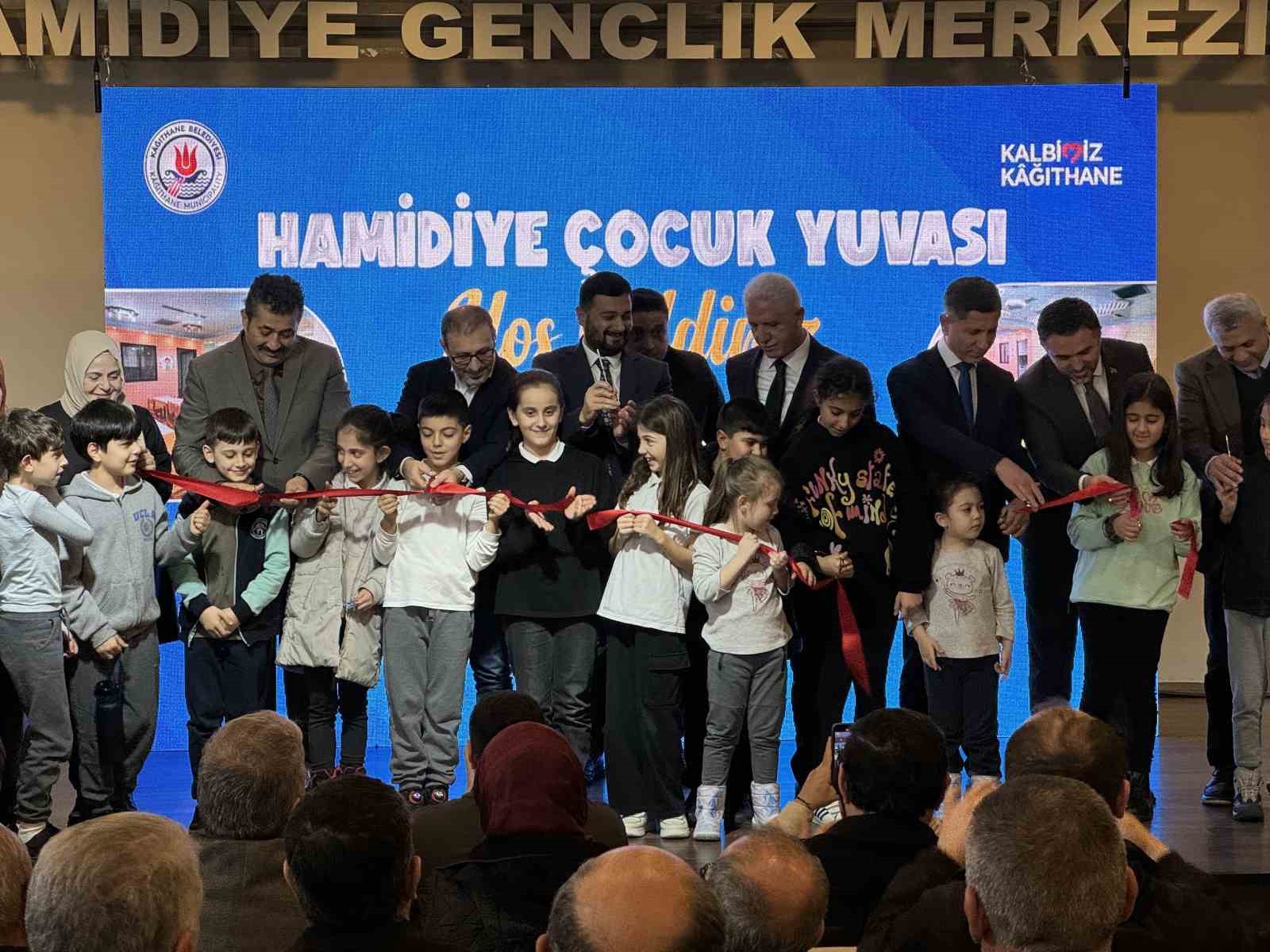 Kağıthane Belediyesi tarafından Hamidiye &Ccedil;ocuk Yuvası hizmete a&ccedil;ıldı
