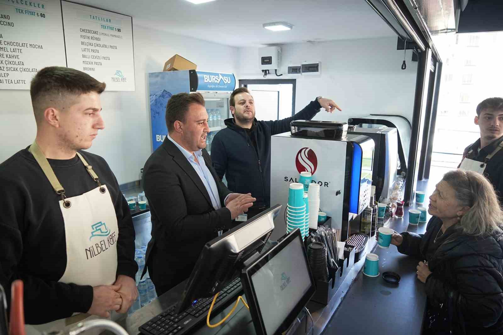 Nil&uuml;fer&rsquo;in 417. parkı ve Nilbel Kafe Ahmet Yesevi Mahallesi&rsquo;nde a&ccedil;ıldı
