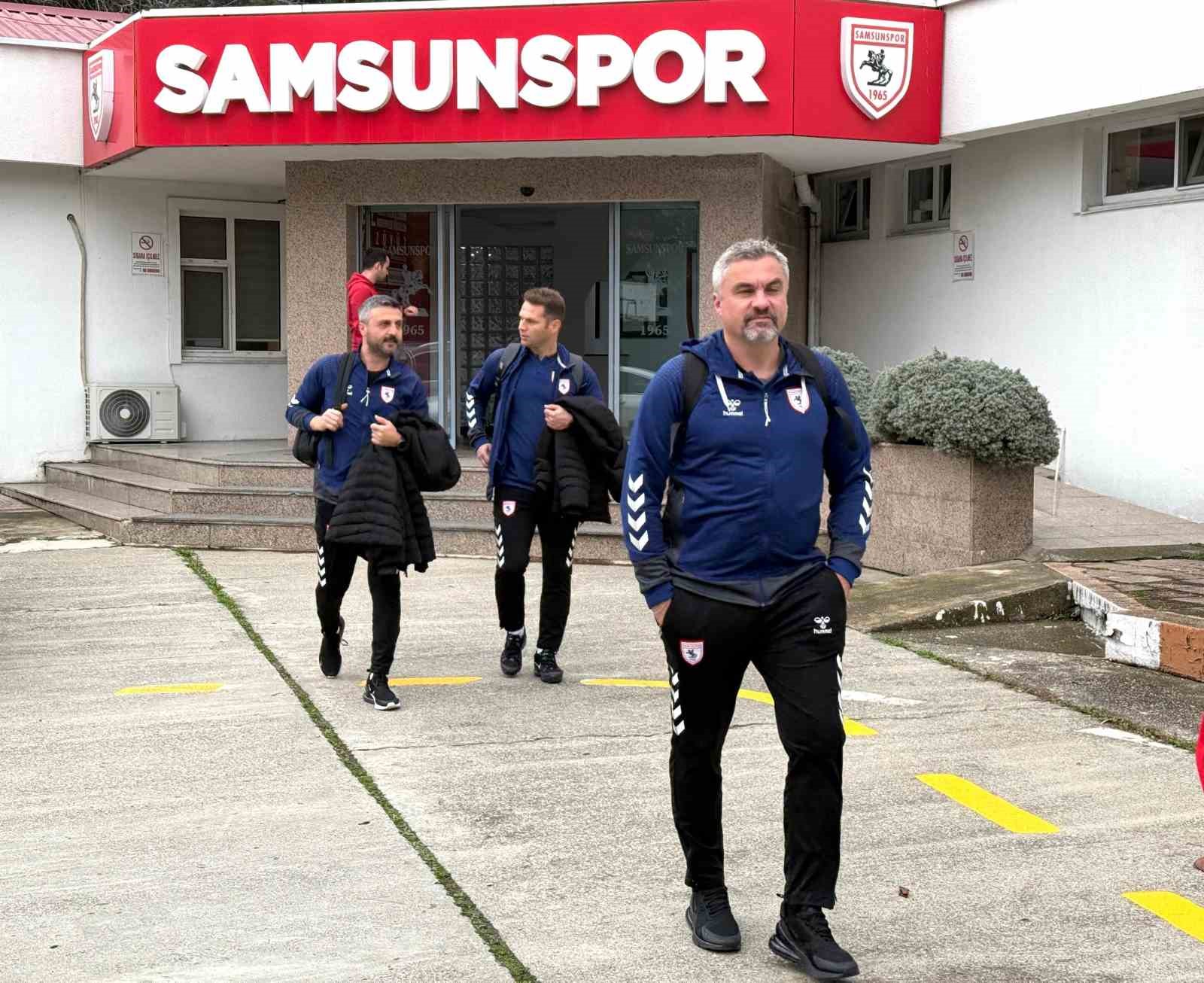 Samsunspor, Beşiktaş deplasmanına gitti
