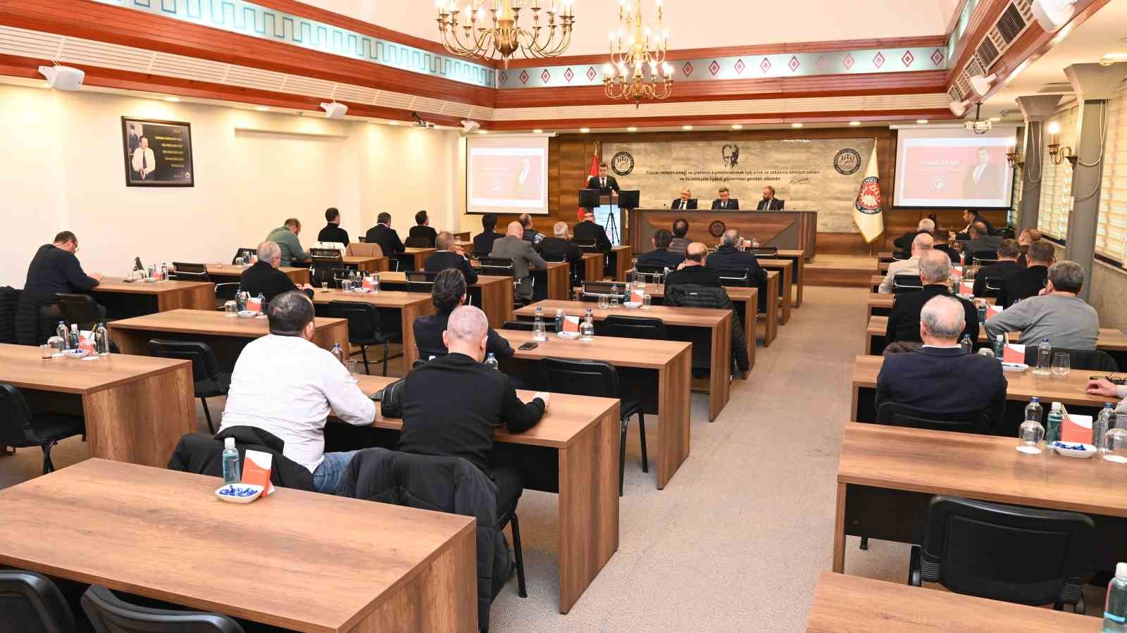 DTO Meclisi yeni yılın ilk toplantısını ger&ccedil;ekleştirdi
