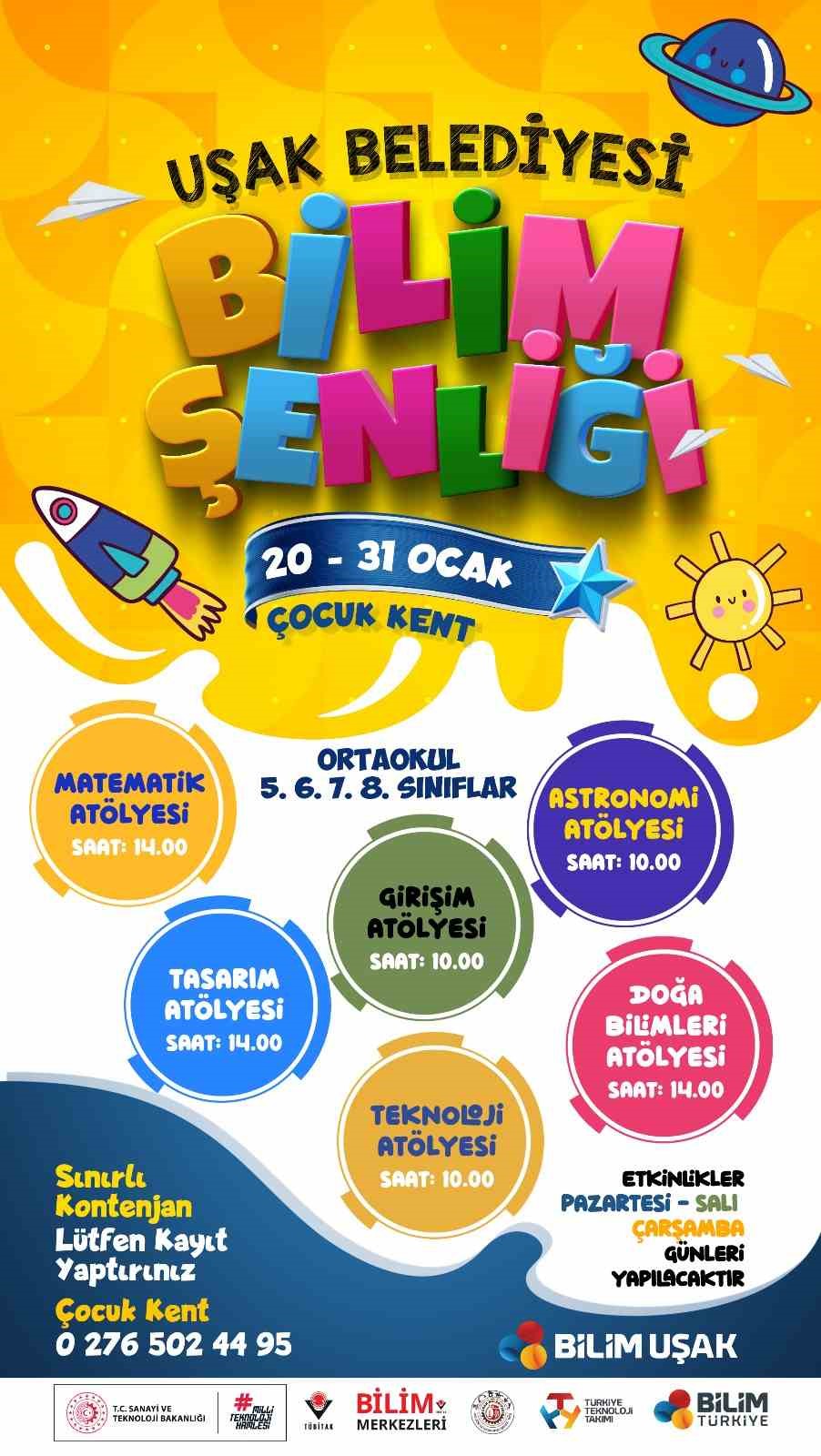 Uşak Belediyesi karne alan &ouml;ğrencilere iki b&uuml;y&uuml;k şenlik hediye edecek
