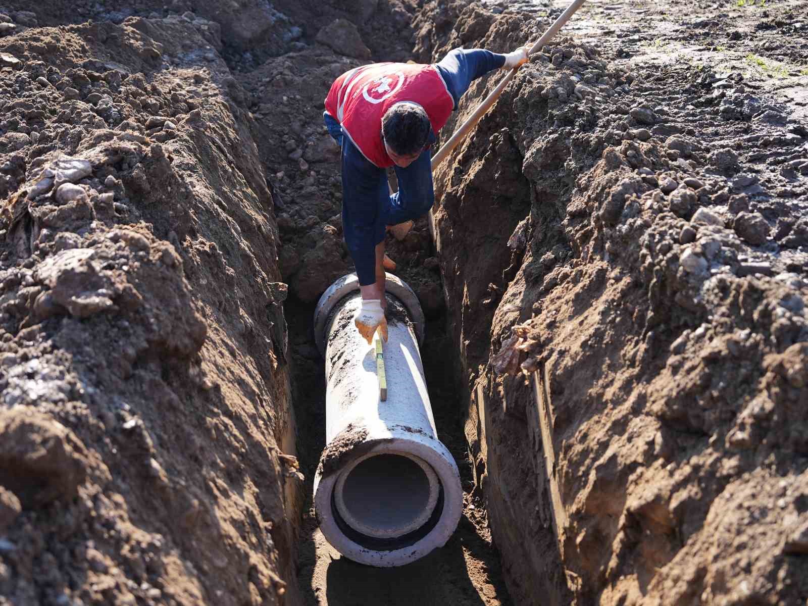 Düzce’de yağmur suyu hattı çalışmaları başladı