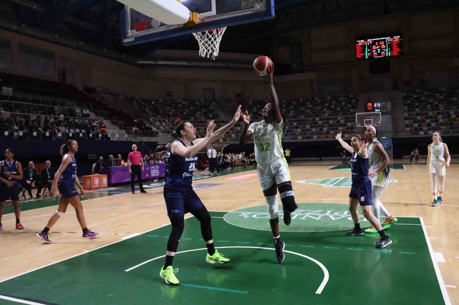 Kadınlar Basketbol Süper Ligi: Danilos Pizza: 71 - Nesibe Aydın: 75