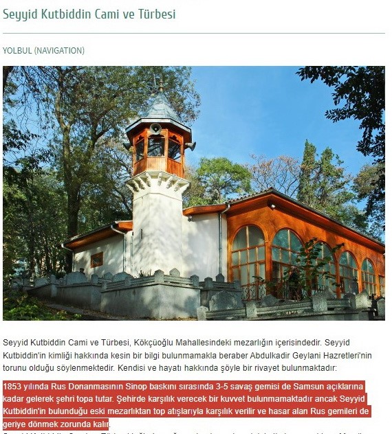 Samsun&rsquo;un manevi &ouml;nderleri: Şeyh Seyyid Kutbiddin T&uuml;rbesi
