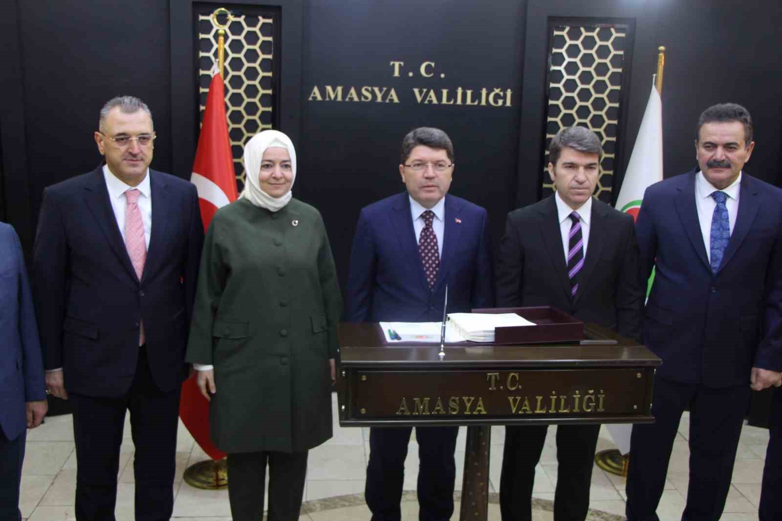 Adalet Bakanı Yılmaz Tun&ccedil; Amasya&rsquo;da
