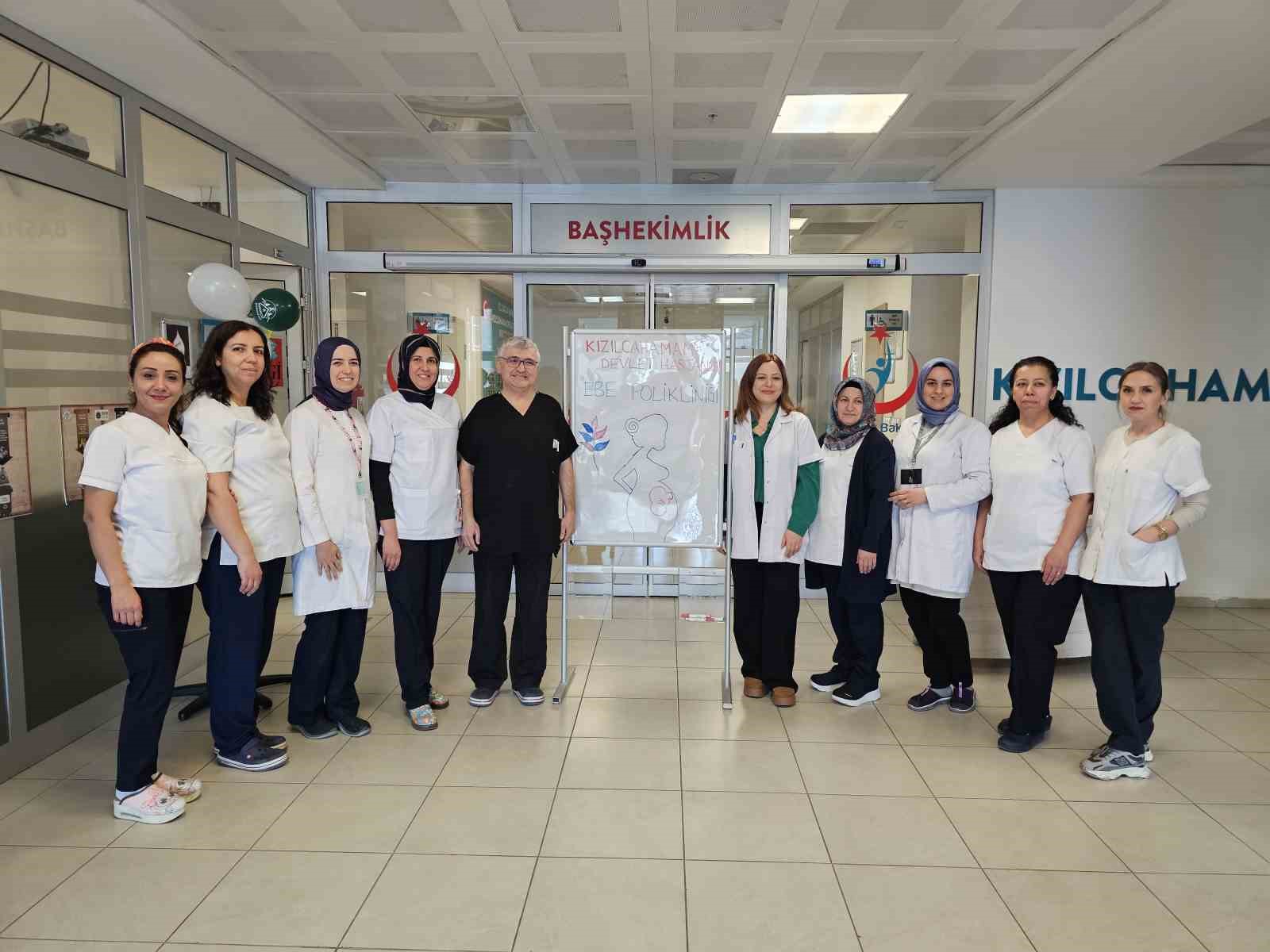 Kızılcahamam Devlet Hastanesi&rsquo;nde ebe poliklinik hizmeti başladı
