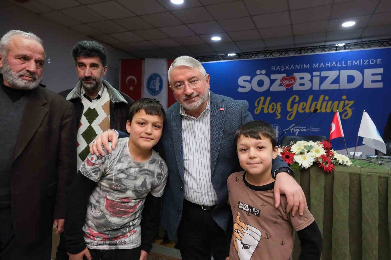 Başkan Aşgın, Kunduzhan Mahallesi sakinleri ile buluştu