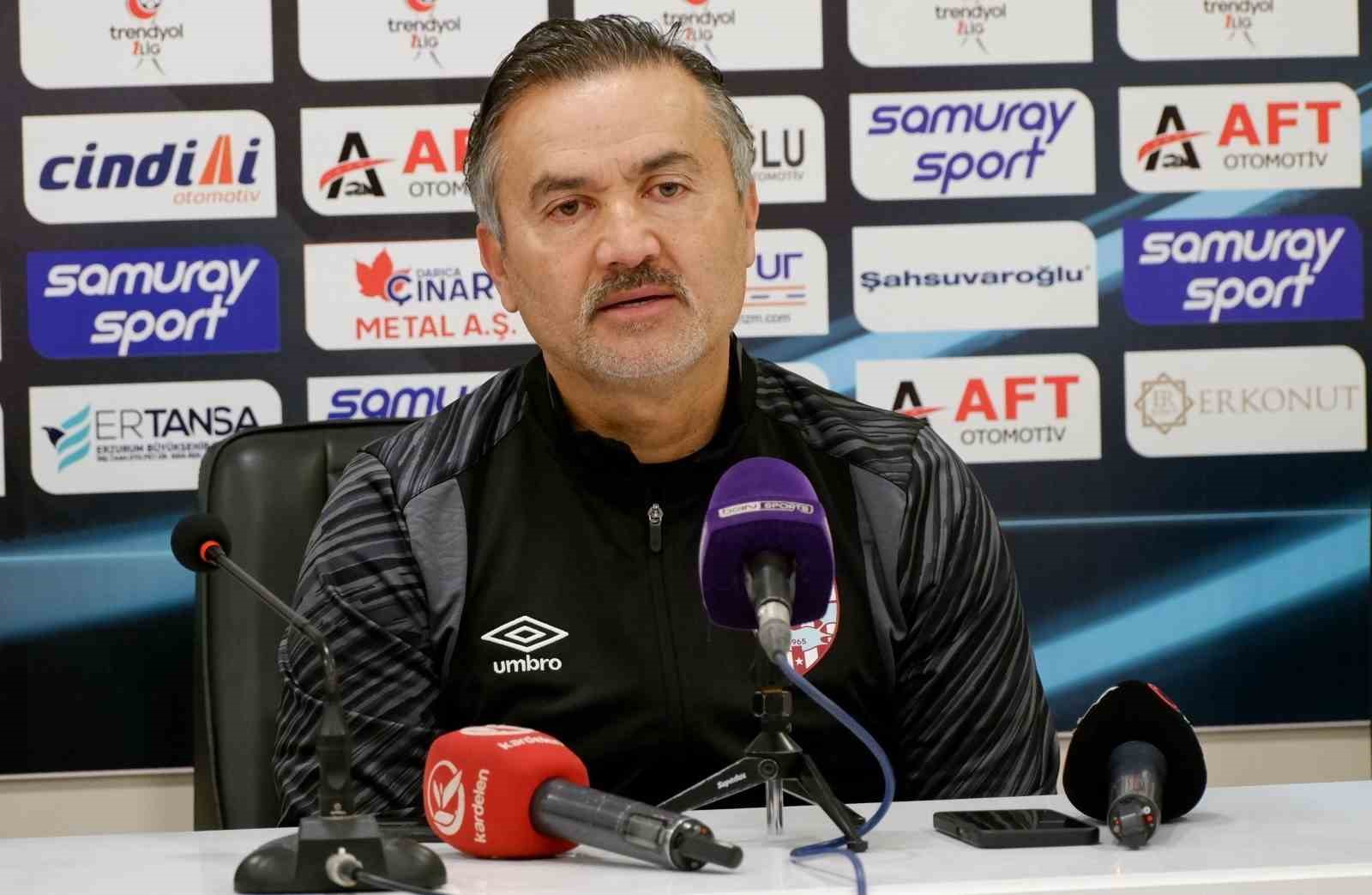 Erzurumspor FK - Bandırmaspor ma&ccedil;ının ardından
