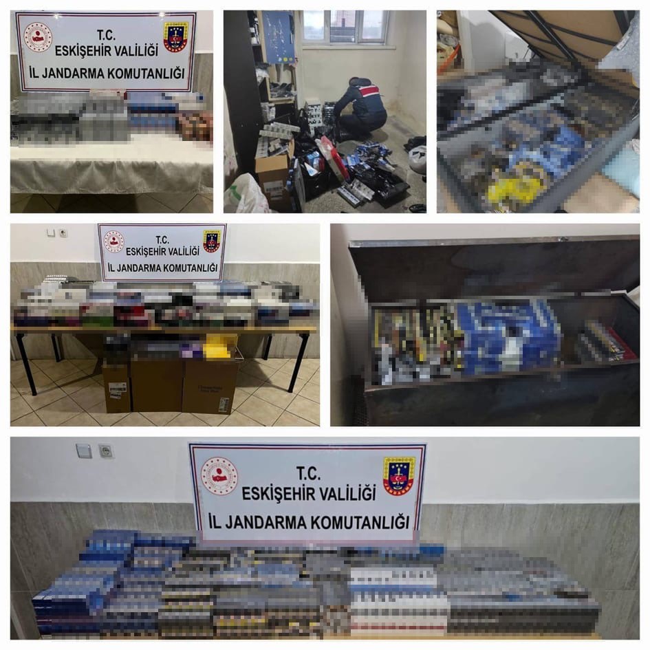 Eskişehir&rsquo;de ka&ccedil;ak t&uuml;t&uuml;n operasyonu
