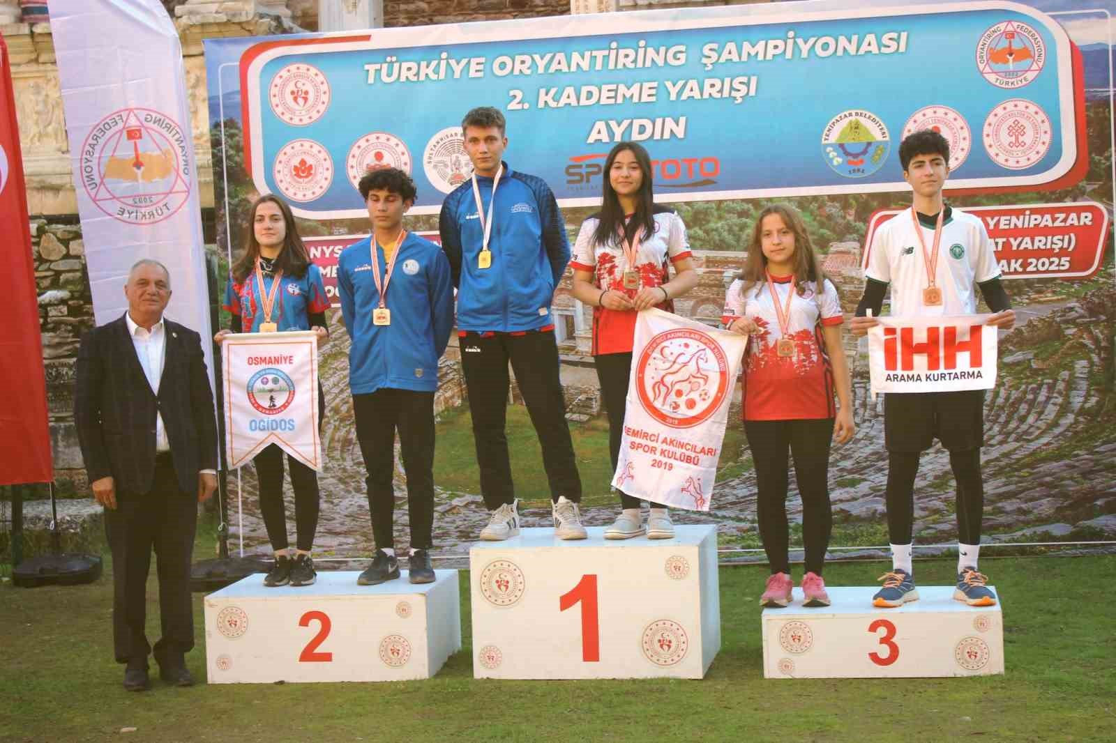 Sultanhisar, Oryantiring şampiyonasına ev sahipliği yaptı