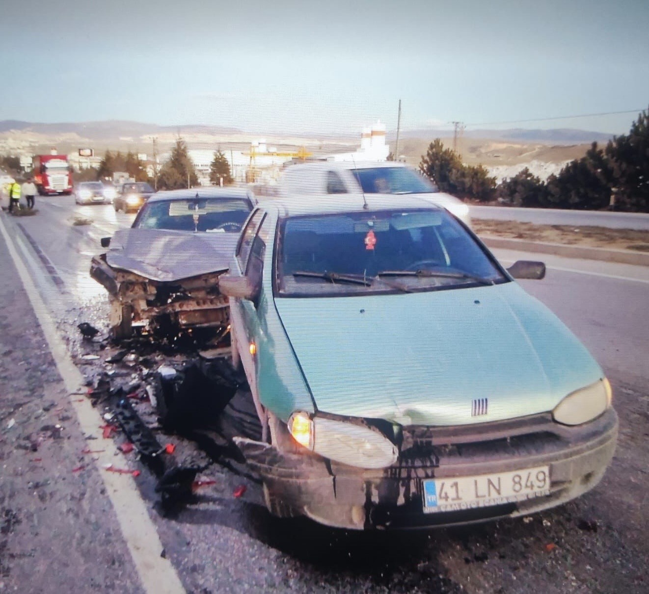 Afyonkarahisar’da zincirlerime trafik kazası 8 yaralı
