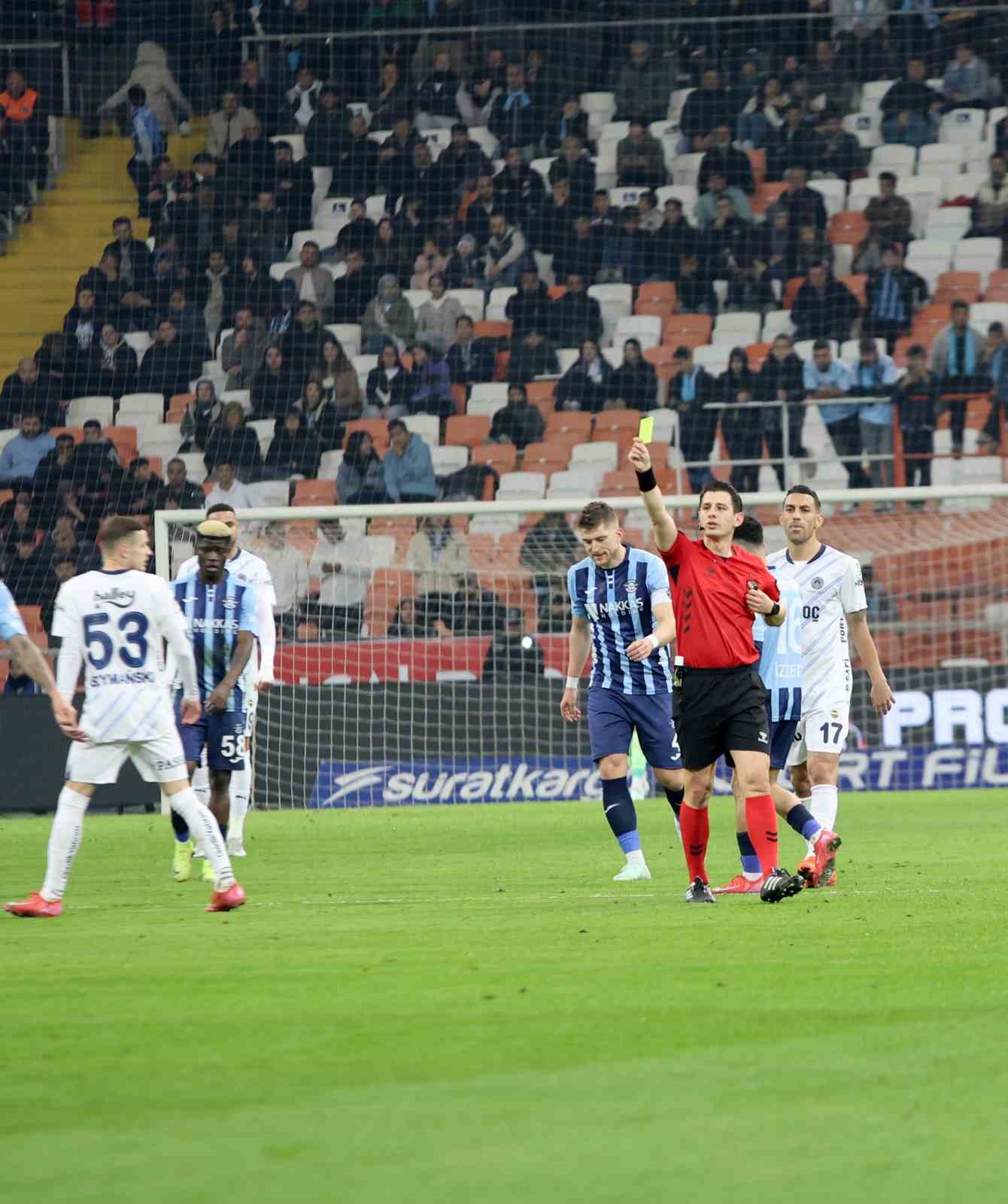 Trendyol Süper Lig: Adana Demirspor: 0 - Fenerbahçe: 0 (İlk yarı)