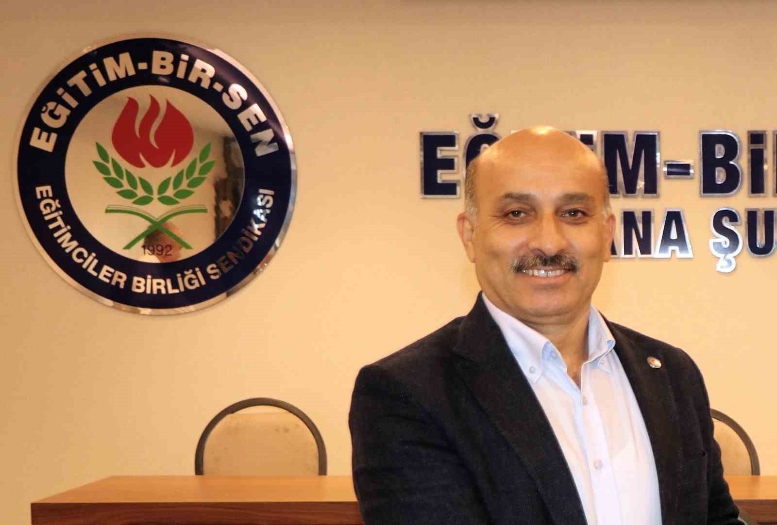 Eğitim-Bir-Sen Adana Şube Başkanı Sarıgeçili: "Öğretmen ve öğrenciler hak ettiği molaya kavuştu"