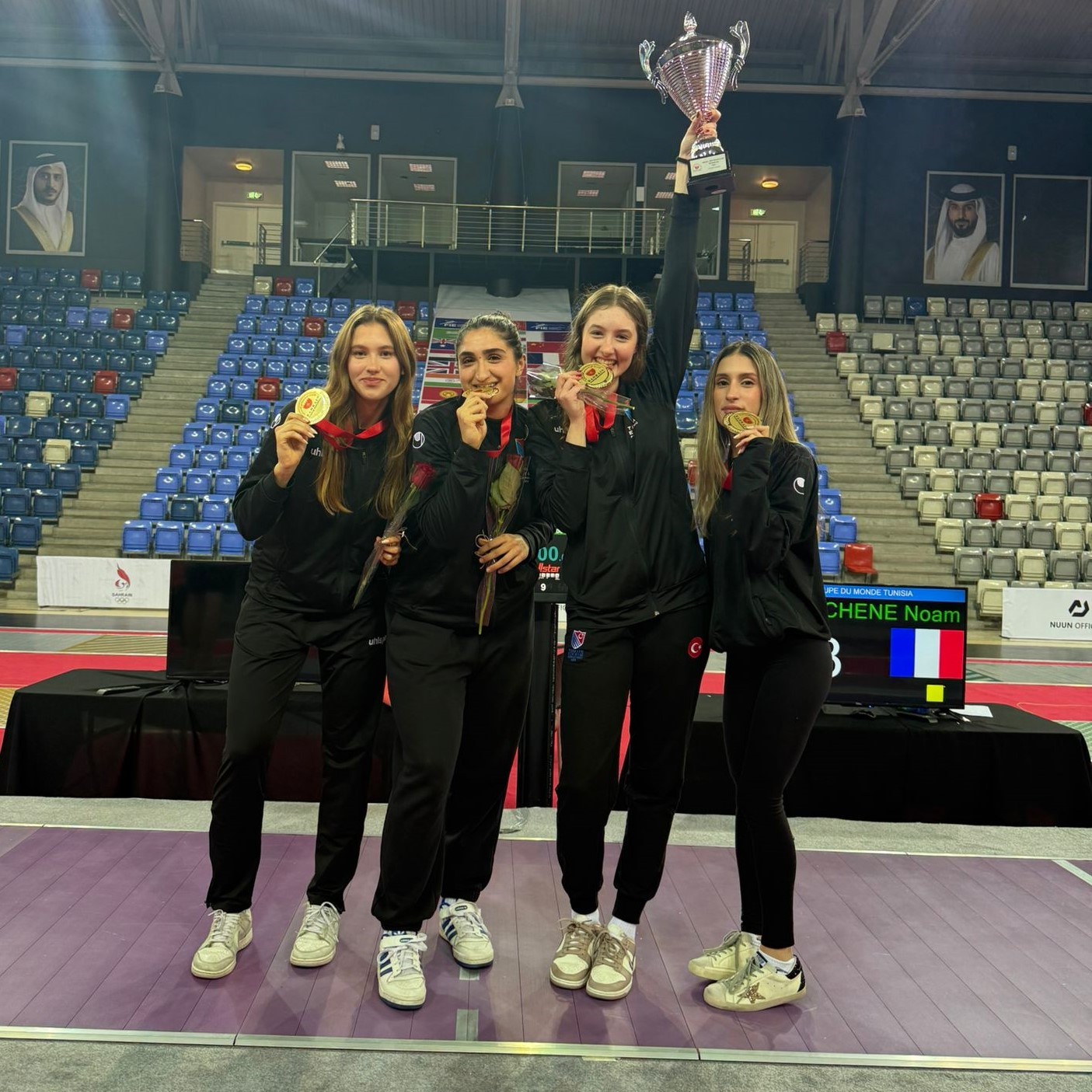 Gen&ccedil; Kadın Epe Takımı Bahreyn&rsquo;de şampiyon oldu
