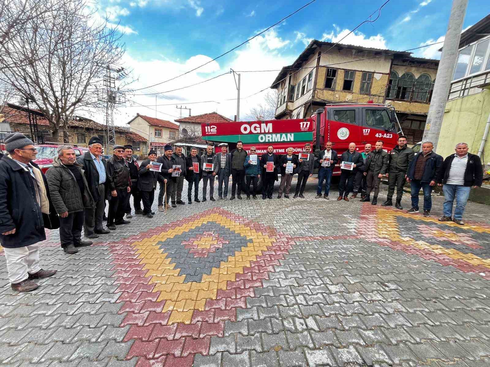 K&uuml;tahya OBM, 106 k&ouml;yde bin 352 vatandaşa bilin&ccedil;lendirme eğitimi verdi
