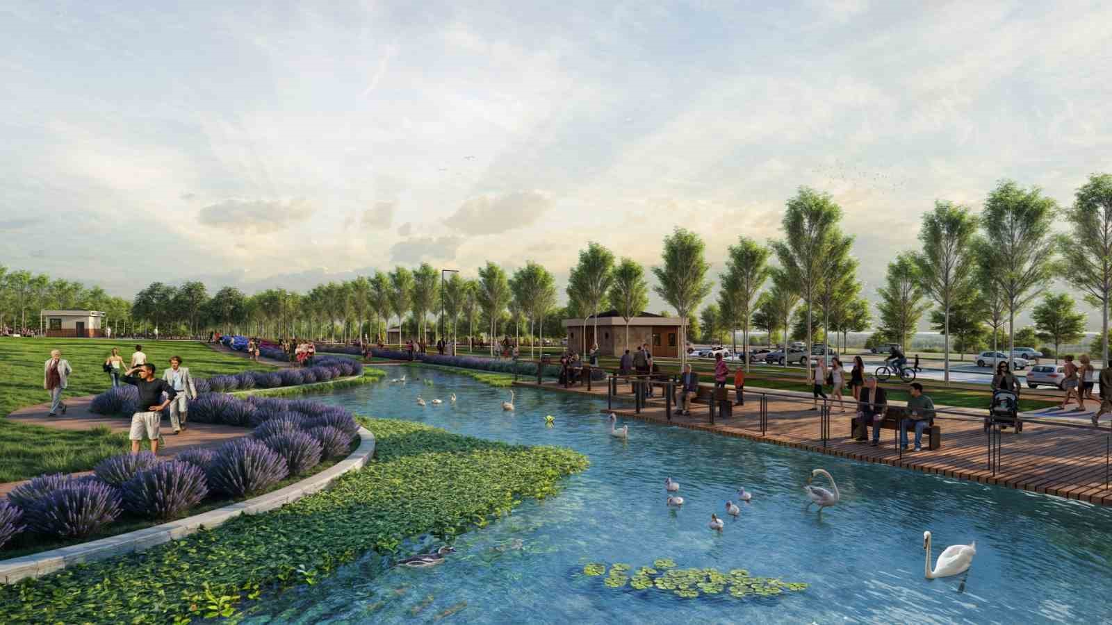 Kuzeyşehir’de Türkiye’nin en büyük millet bahçelerinden biri yapılıyor