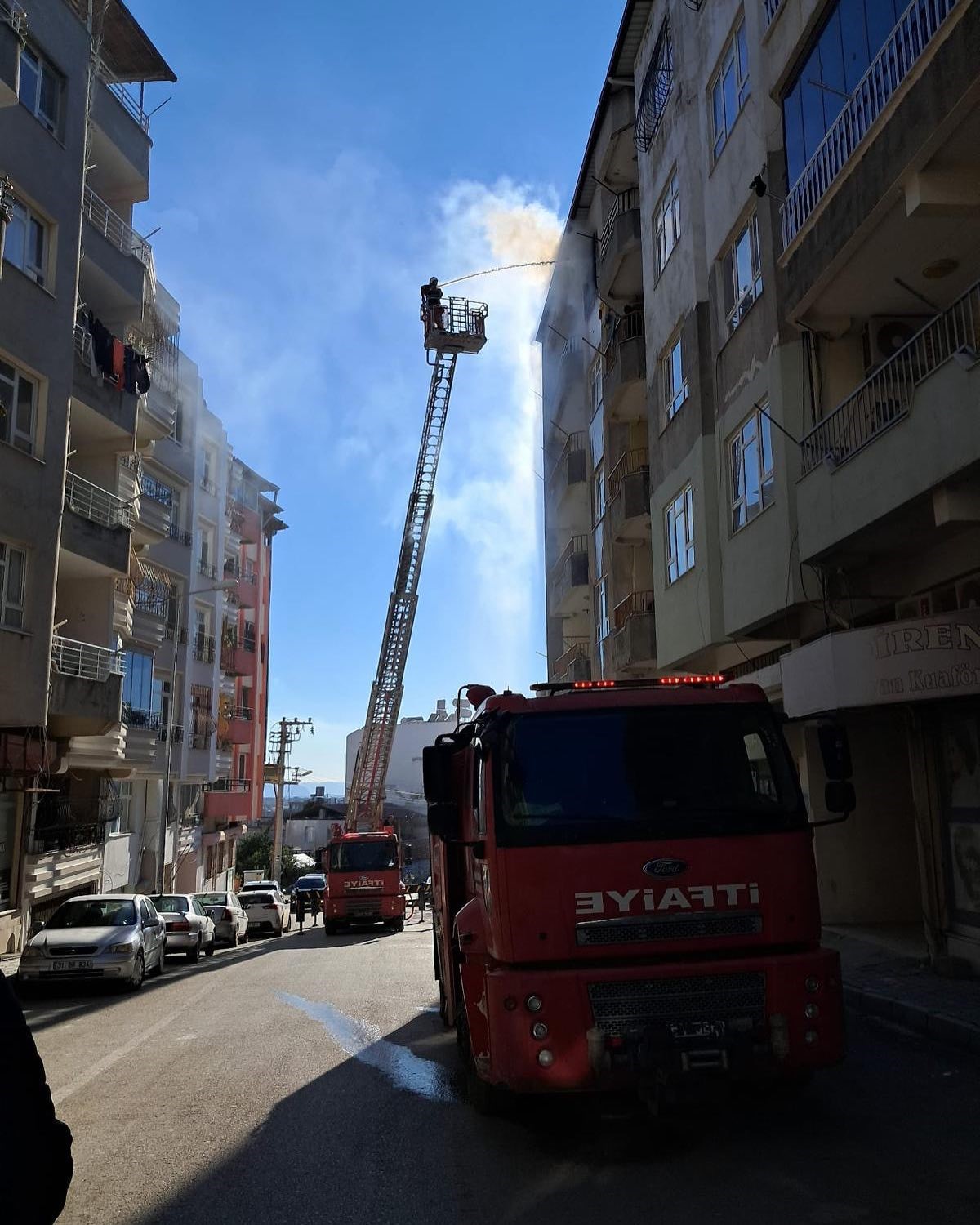 Samandağ’da ev yangını