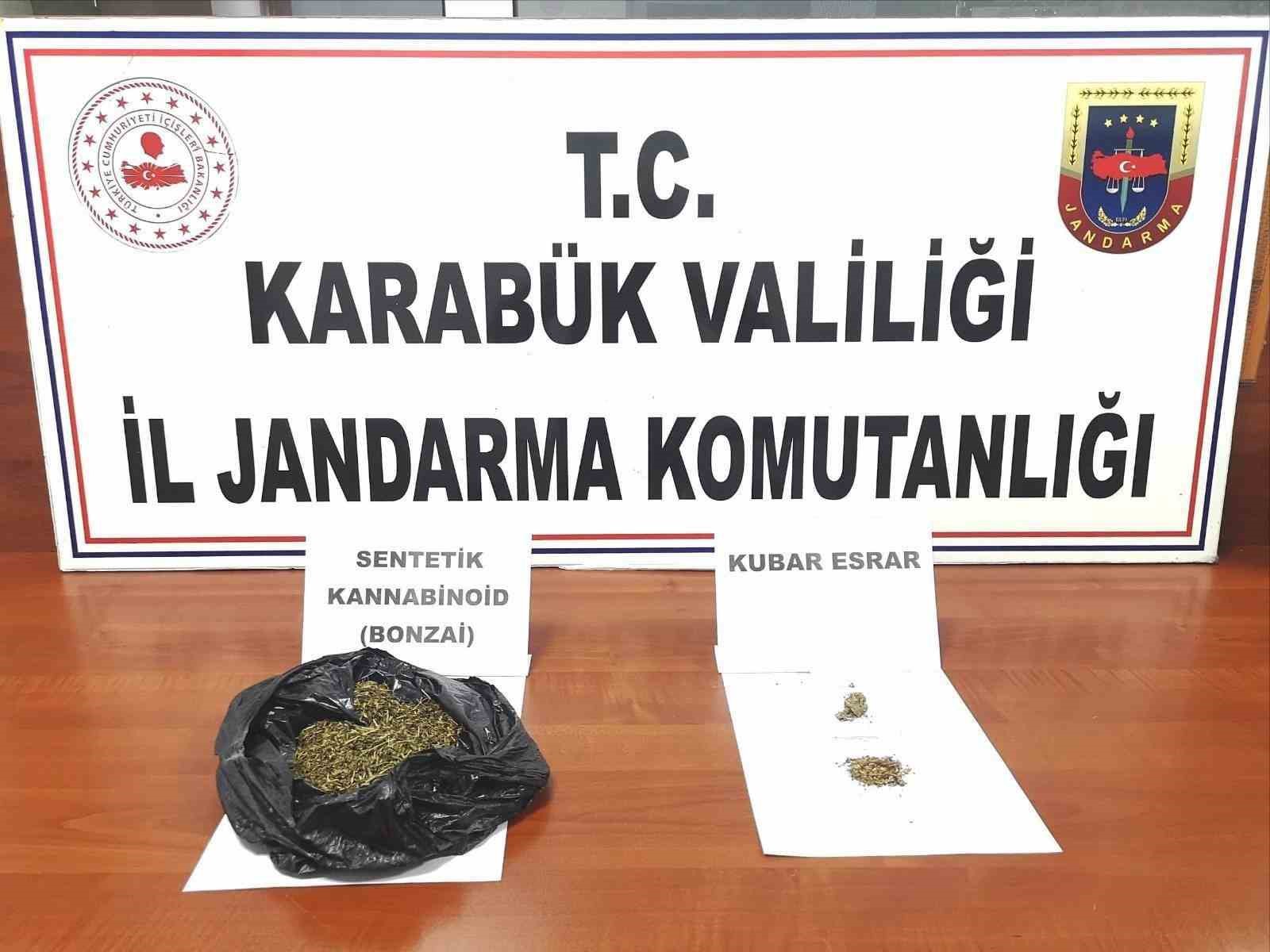 Karabük’te uyuşturucu operasyonu