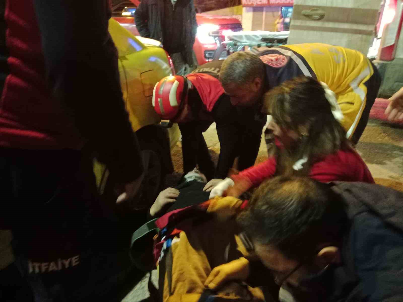 Iğdır’da sıkışmalı trafik kazası