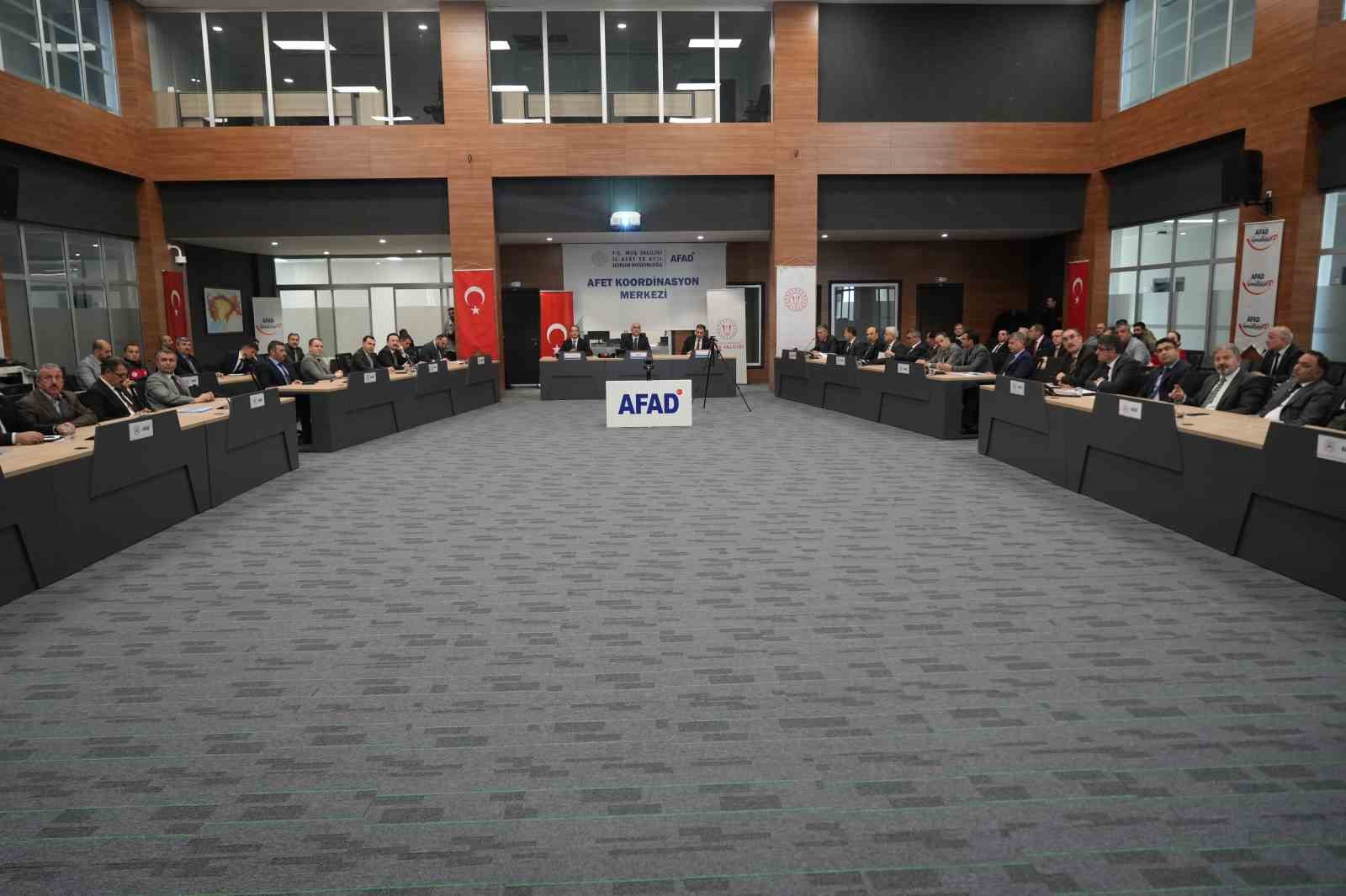 Muş’ta 2025 yılı 1. Dönem İl Koordinasyon Kurulu Toplantısı gerçekleştirildi