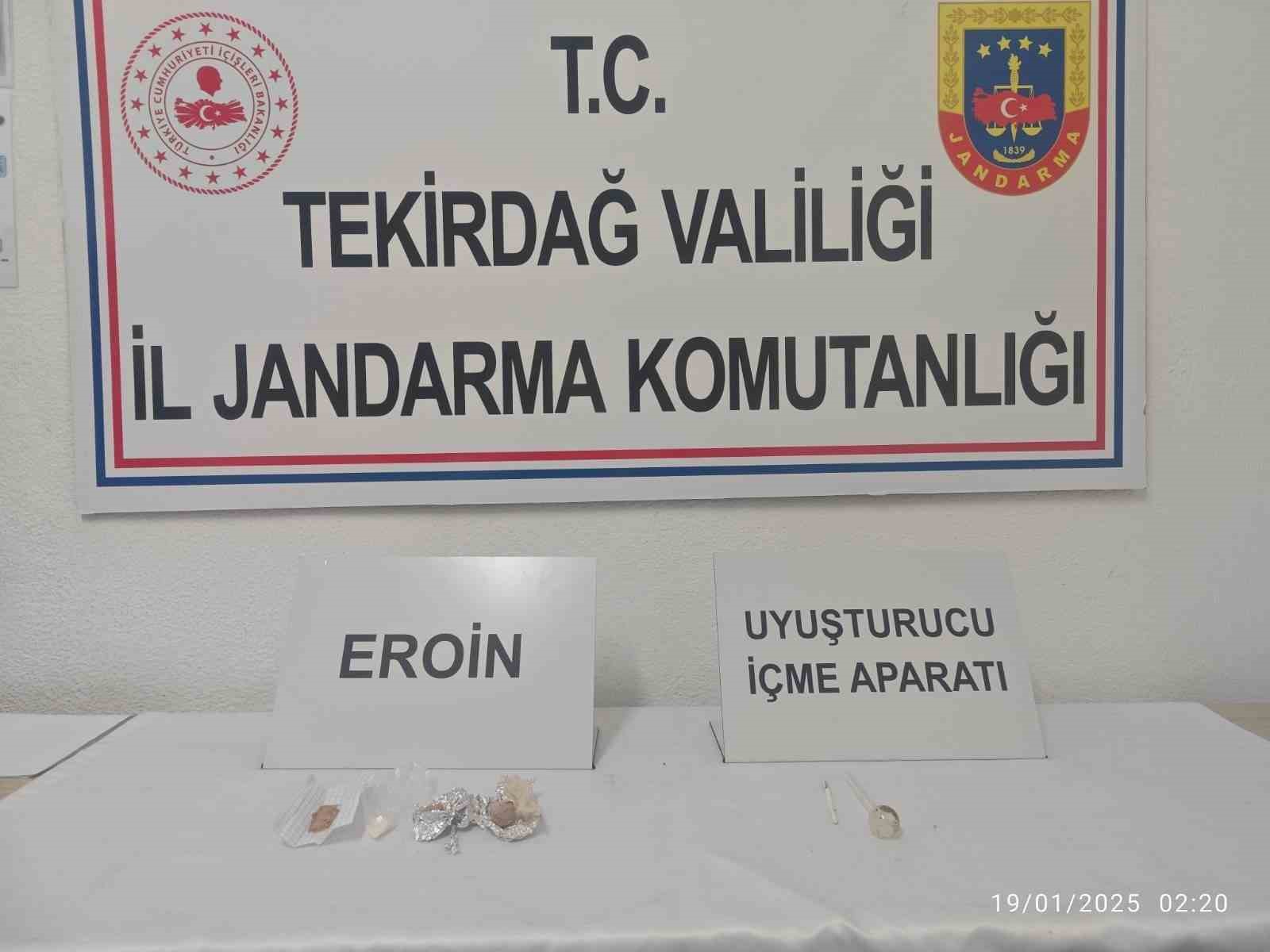 Tekirdağ&rsquo;da uyuşturucu operasyonları
