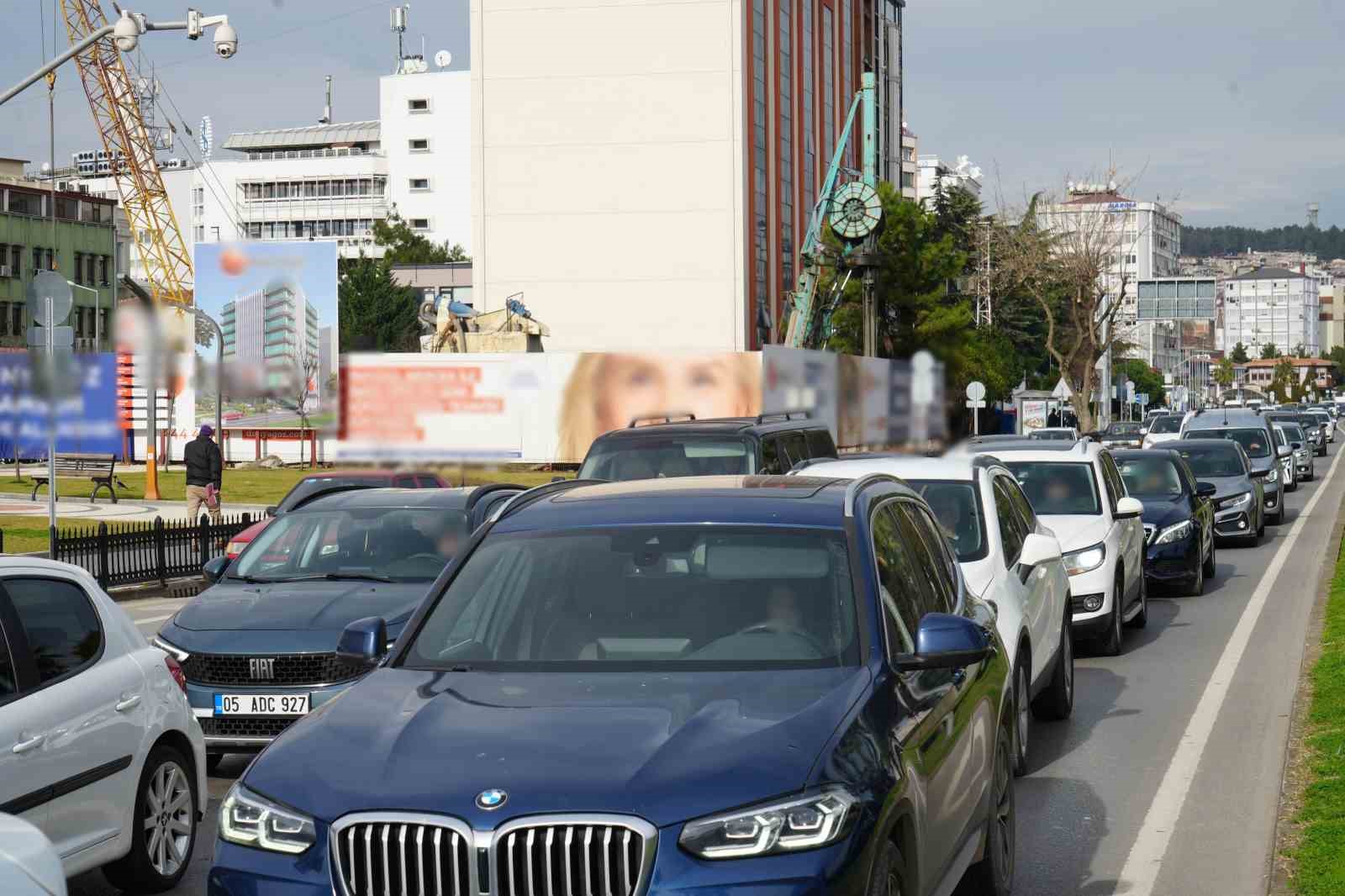 Samsun’da trafiğe kayıtlı motorlu taşıt sayısı yarım milyona yaklaştı