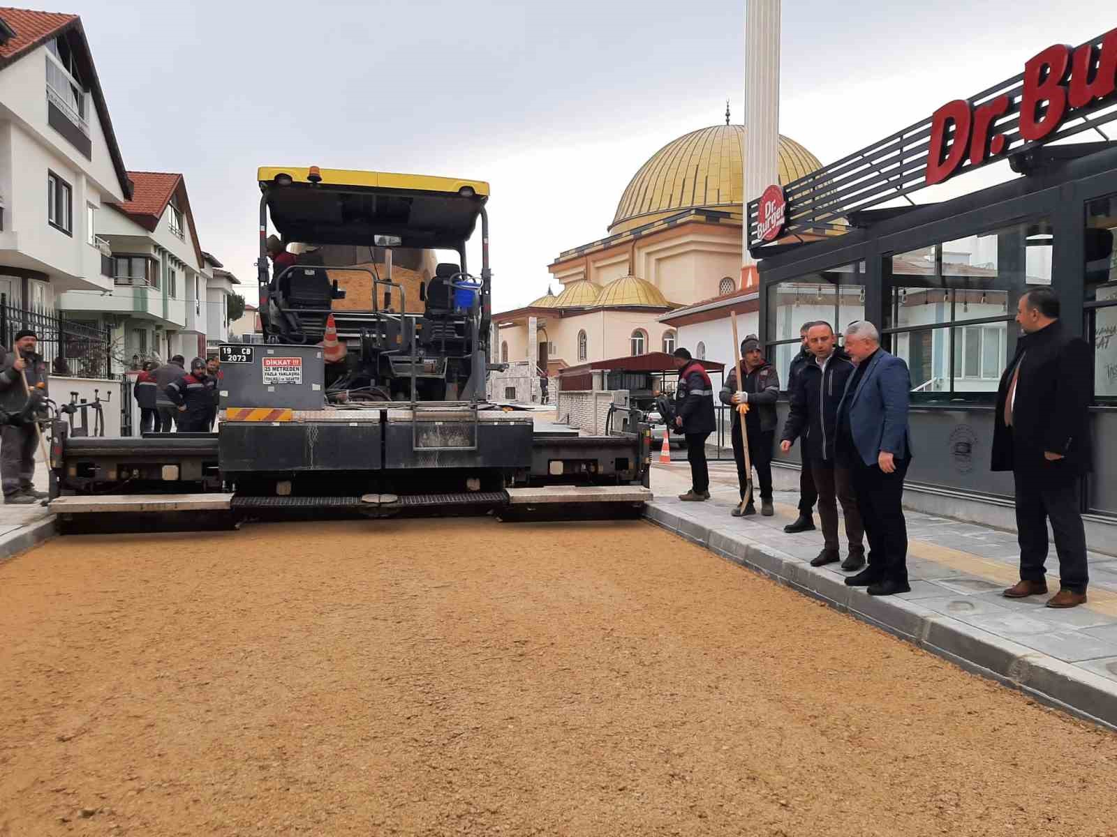 Çorum Belediyesi’nden Binevler’de hummalı çalışma