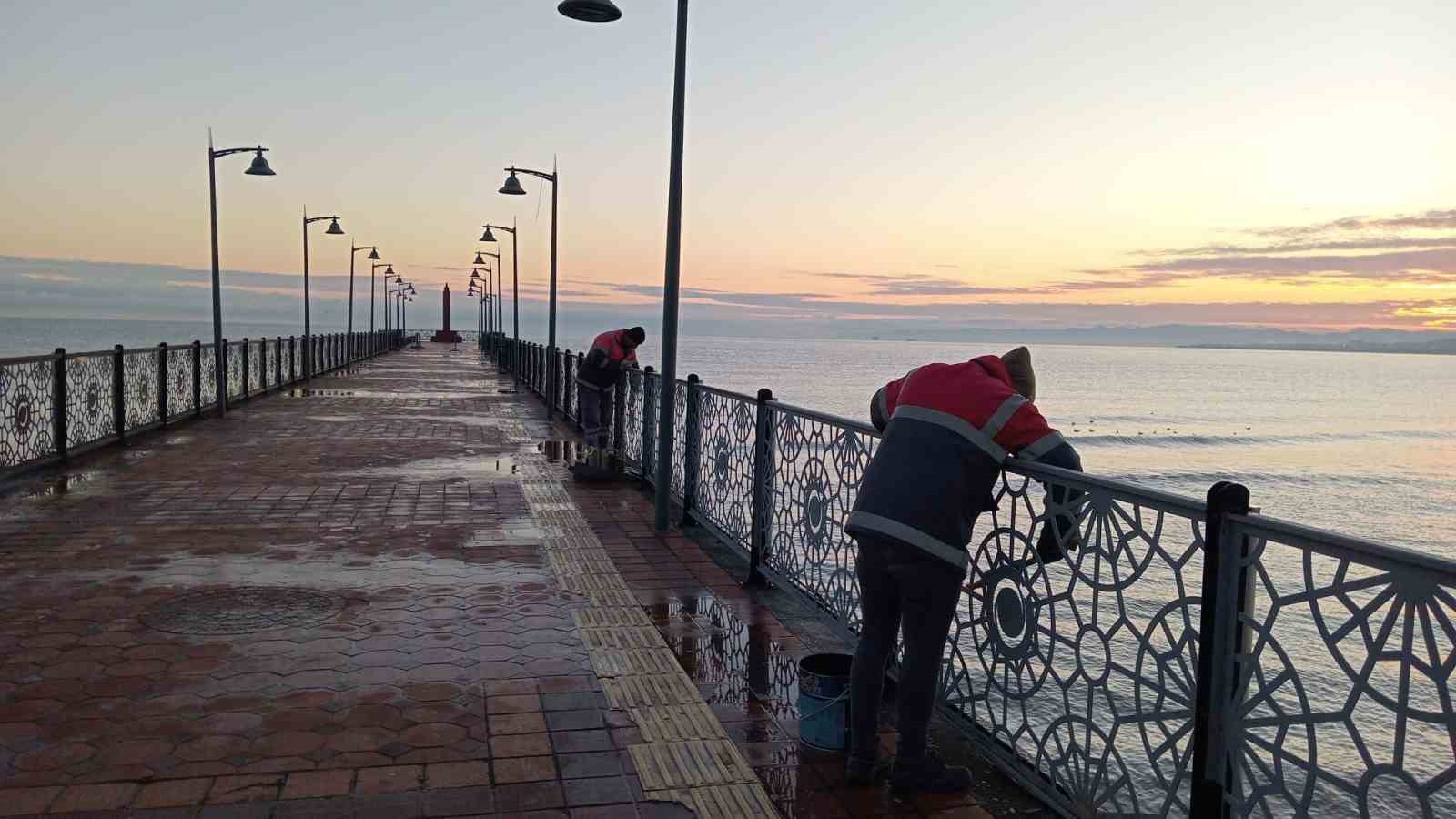 Ordu’da deforme olan kent mobilyaları yenileniyor
