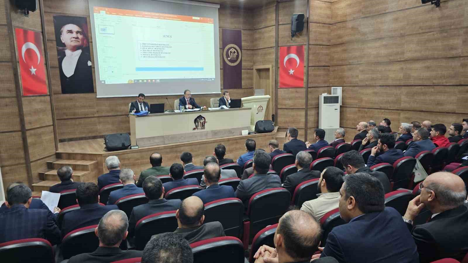 Siirt&rsquo;te 2025 yılı 1. D&ouml;nem İl Koordinasyon Kurulu toplantısı ger&ccedil;ekleştirildi
