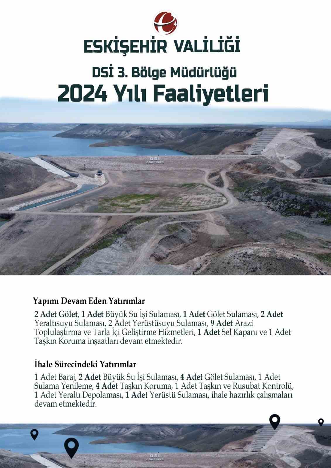 DSİ 3’üncü Bölge Müdürlüğü’nün 2024 yılı faaliyet rakamları açıklandı
