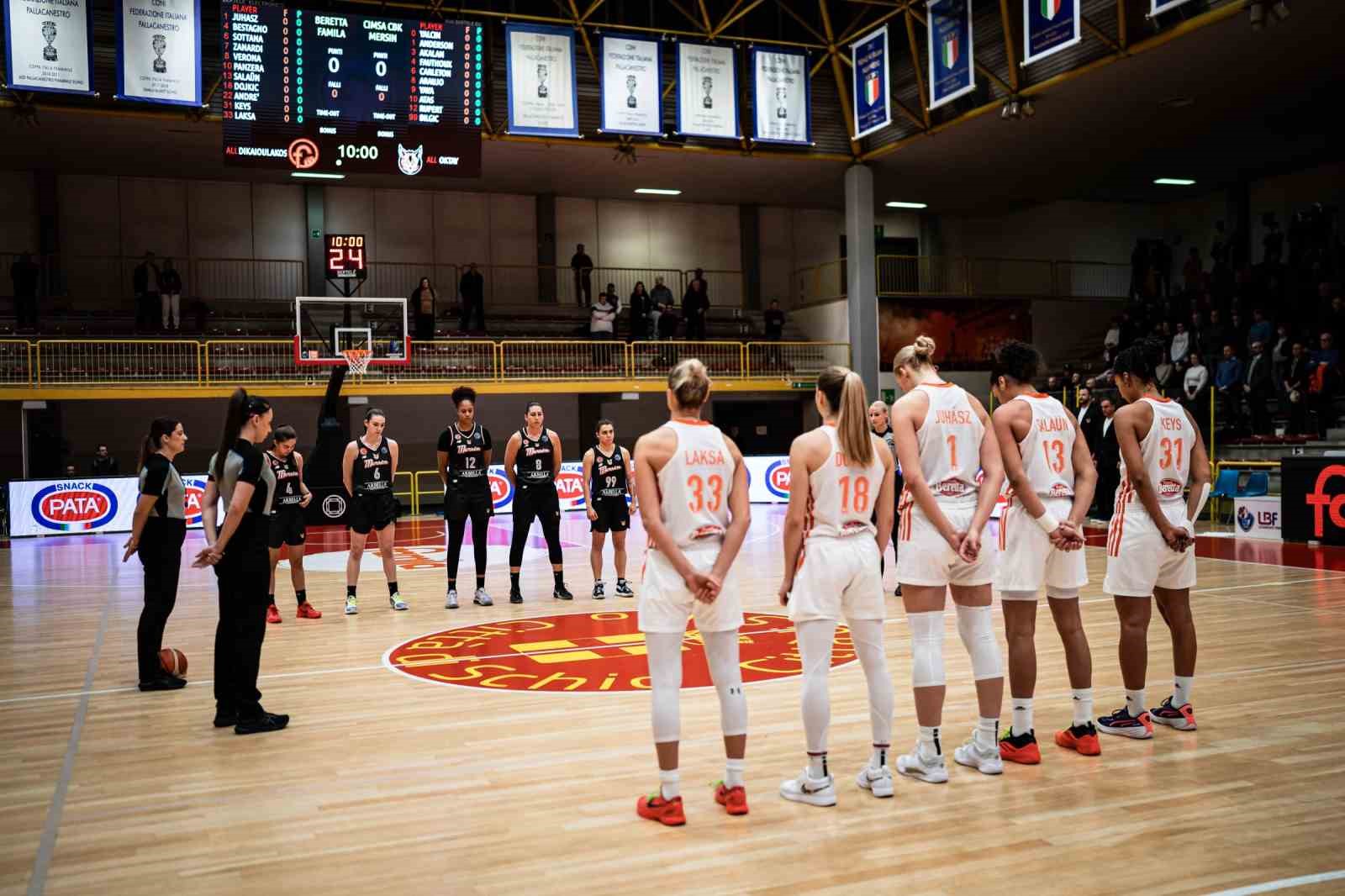 FIBA Kadınlar Euroleague: Famila Schio: 83 - ÇBK Mersin: 71