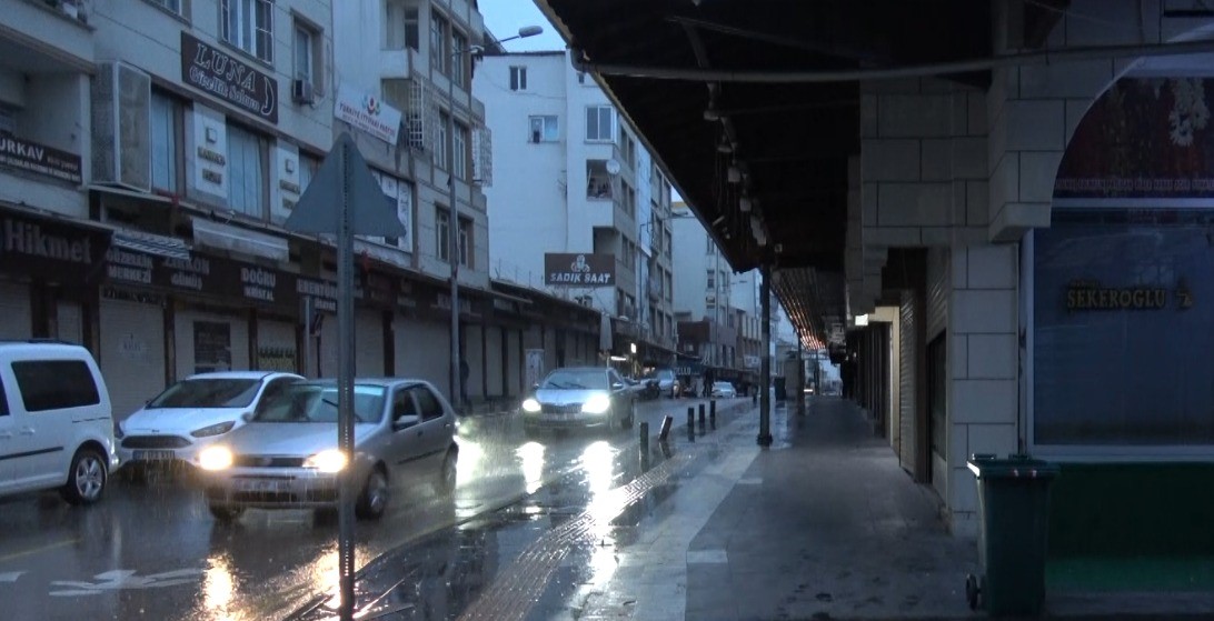 Kilis’te haftalar sonra yağmur etkili oldu