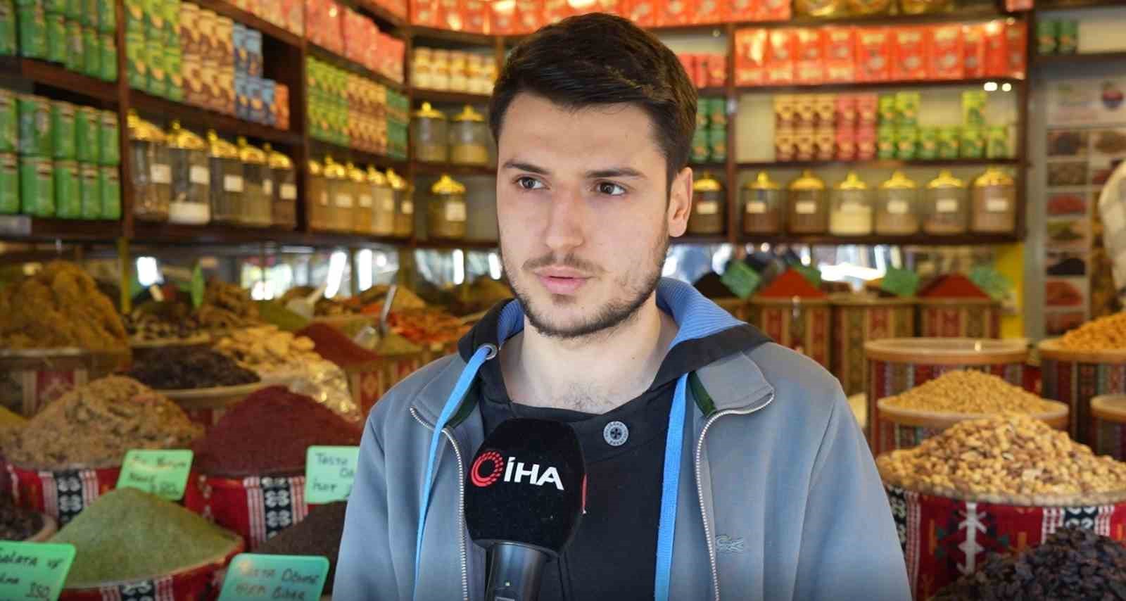 Soğuk havalar Gaziantep’te aktarlara ilgiyi artırdı