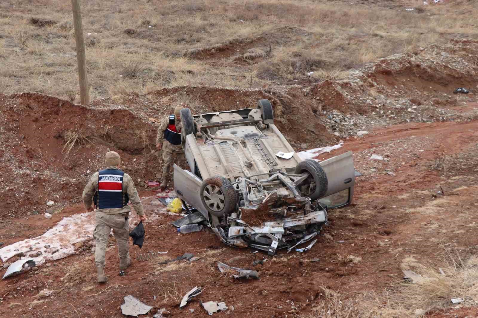 Erzurum&rsquo;da trafik kazası: 2 yaralı
